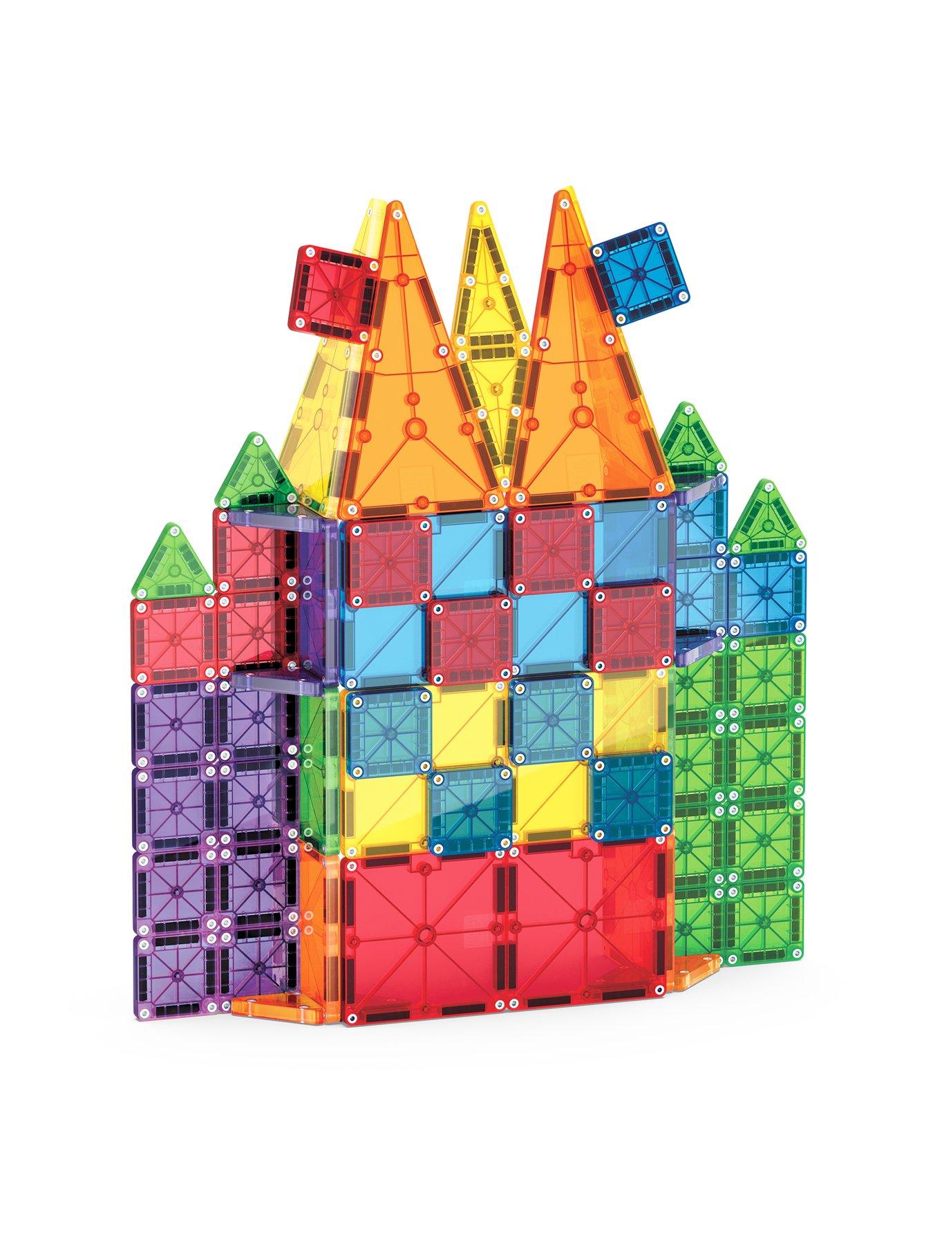 Image 2 of 7 of Magna-Tiles COMBO + microMAGS - 62pc.
