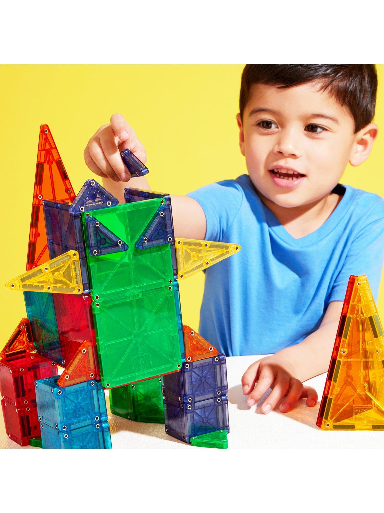 Image 4 of 7 of Magna-Tiles COMBO + microMAGS - 62pc.