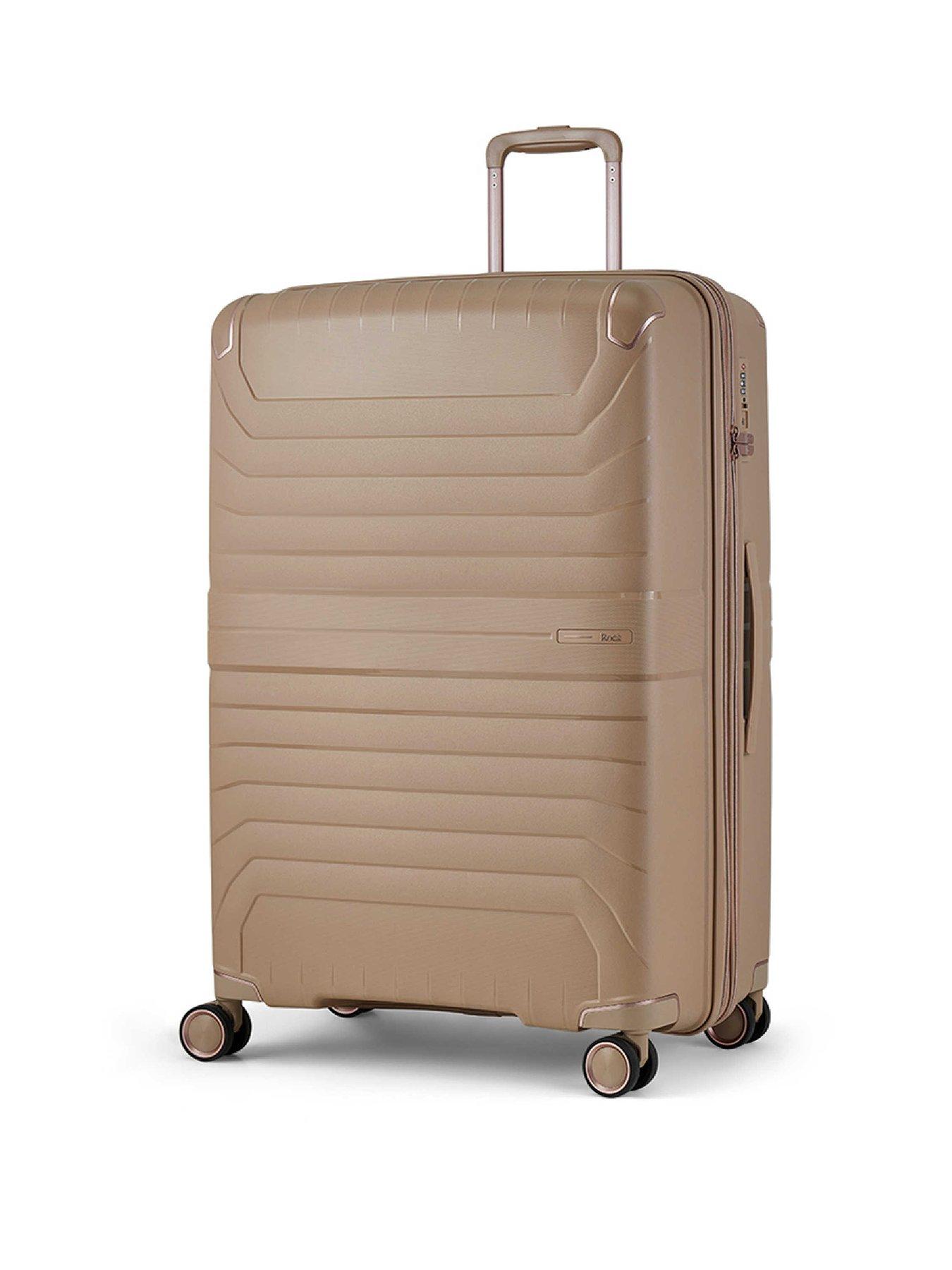 Rock Luggage Astrid Beige Large Suitcase