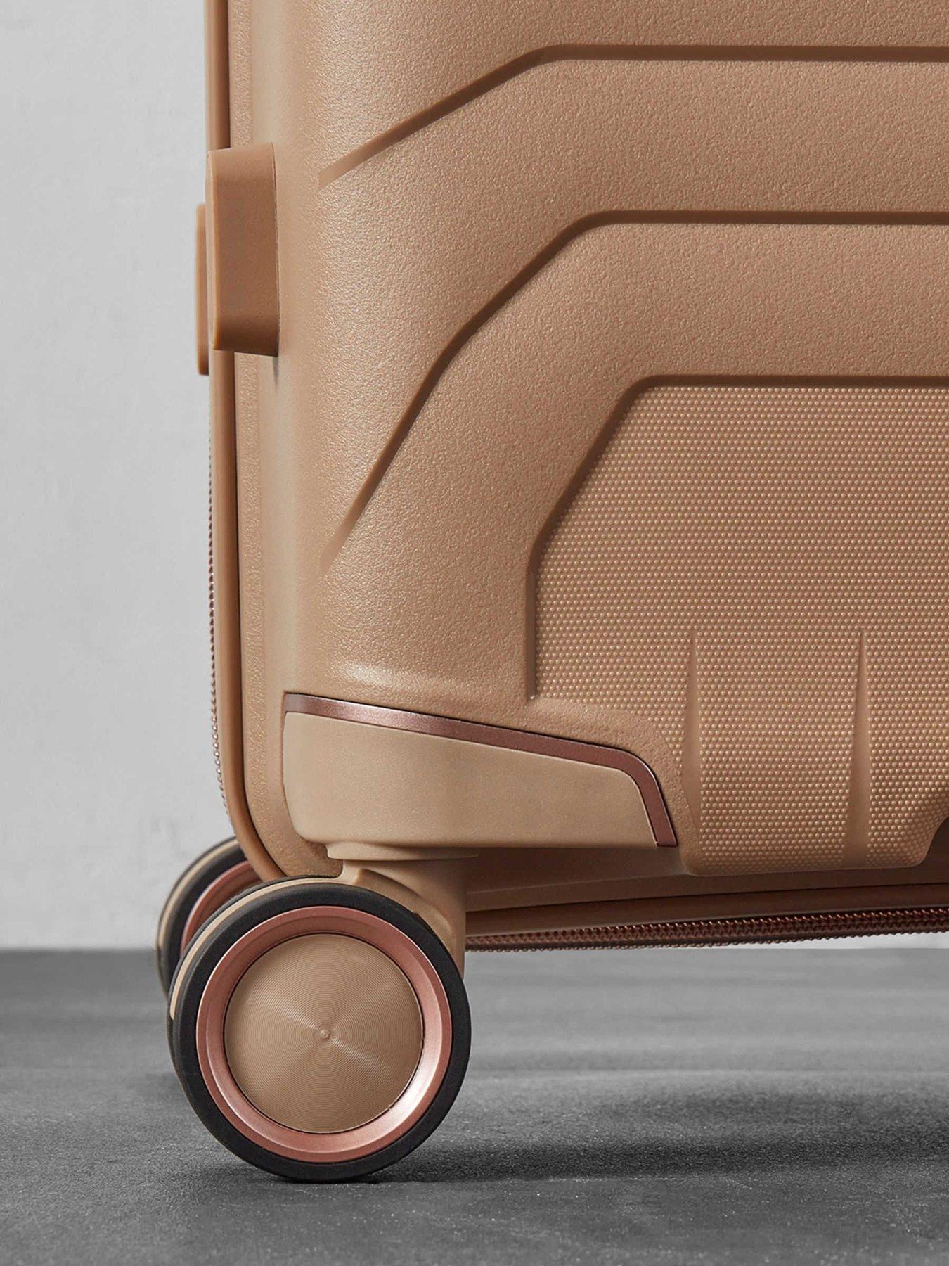 Image 3 of 6 of Rock Luggage Astrid Beige Cabin Suitcase
