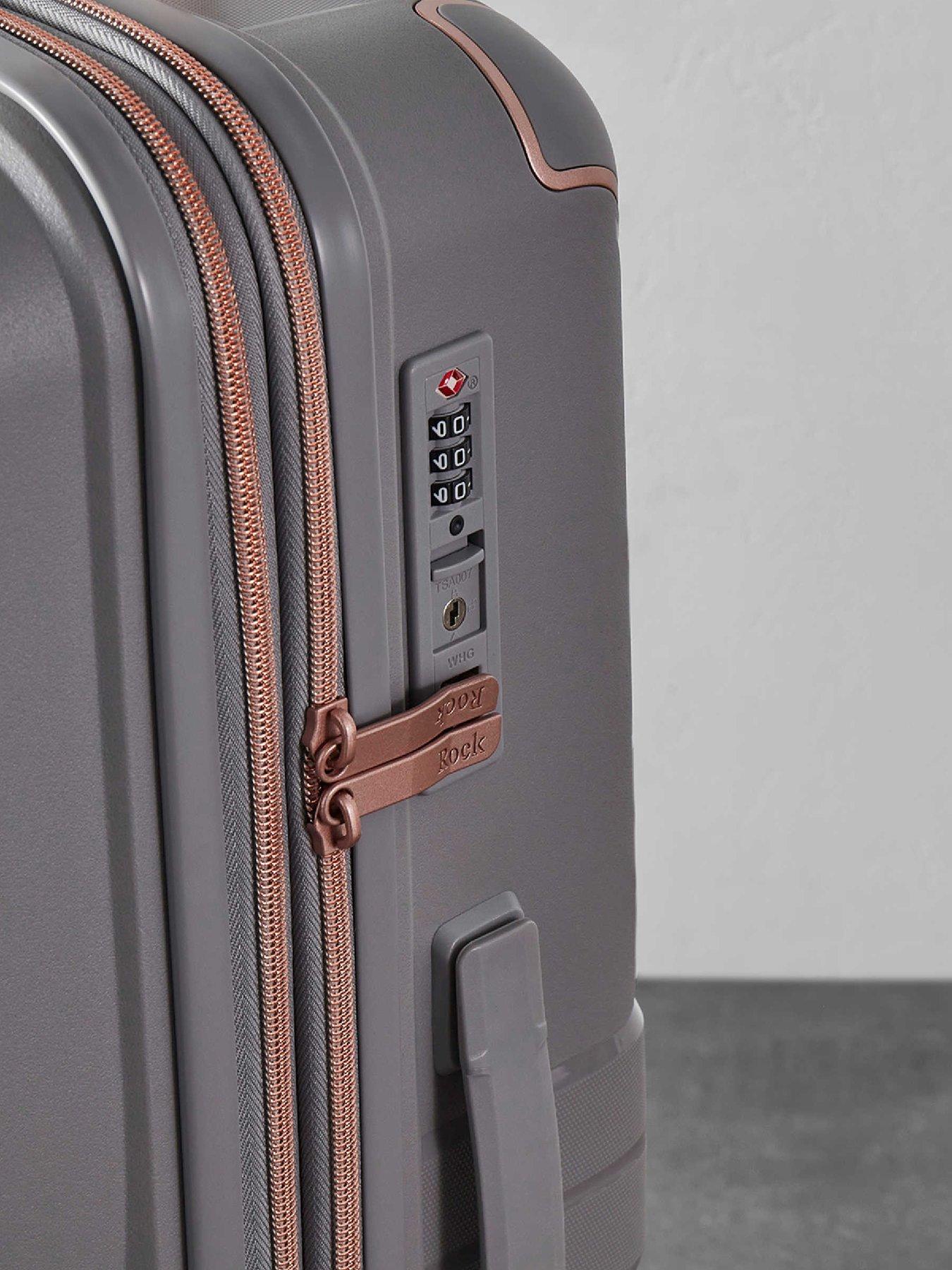 Image 6 of 6 of Rock Luggage Astrid Grey Large Suitcase
