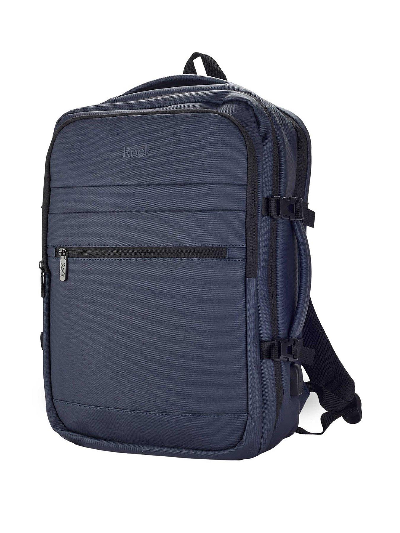 Image 1 of 5 of Rock Luggage Dalston Navy Backpack Medium