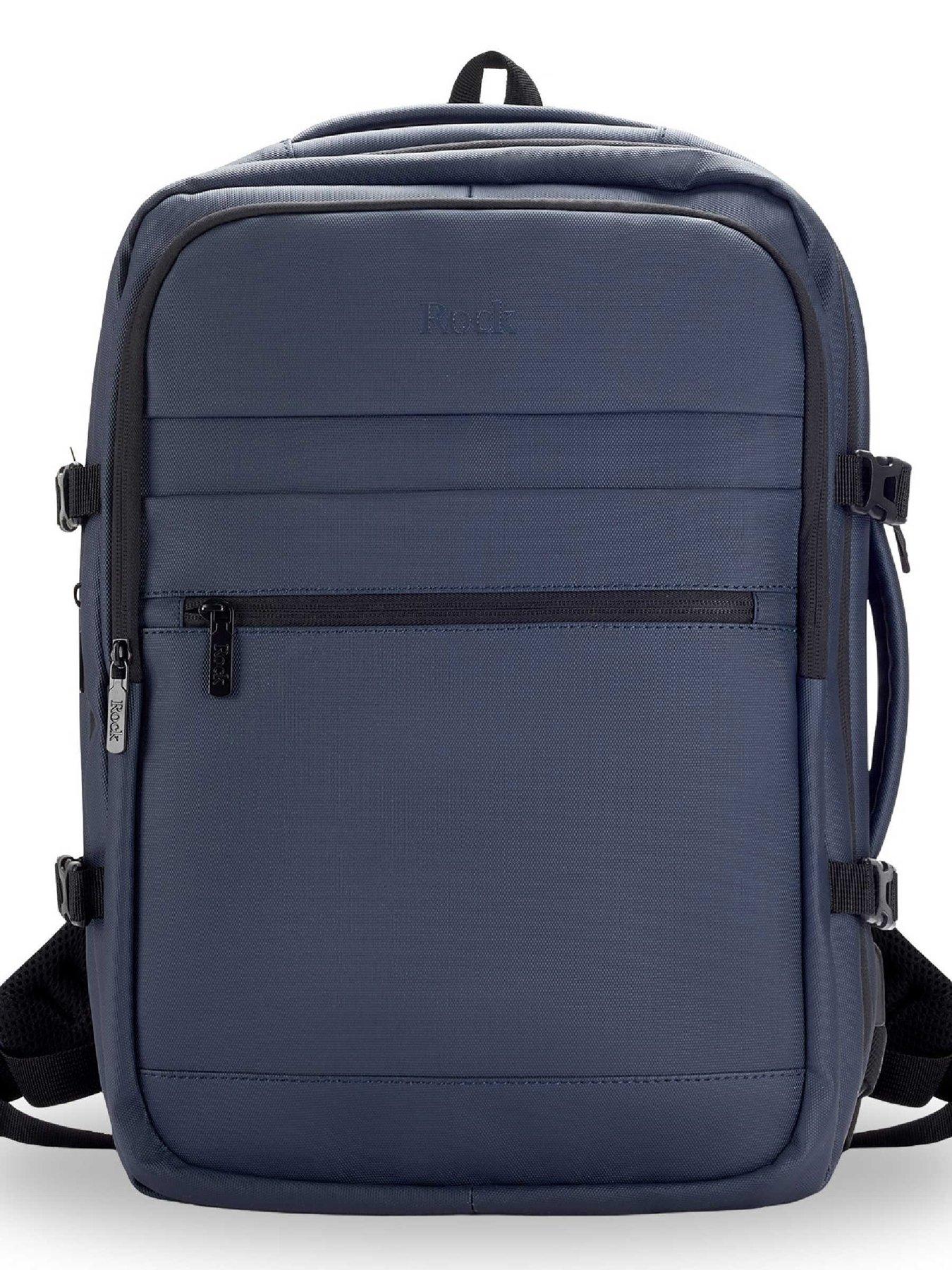 Image 2 of 5 of Rock Luggage Dalston Navy Backpack Medium