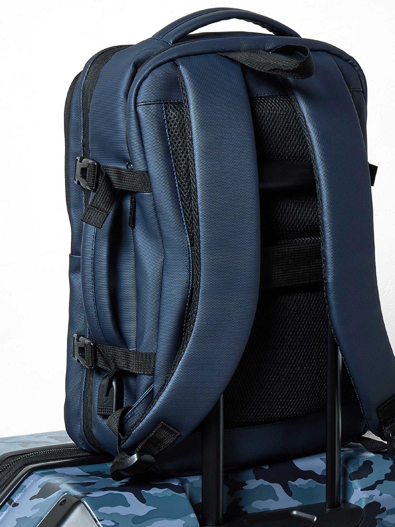 Image 4 of 5 of Rock Luggage Dalston Navy Backpack Medium