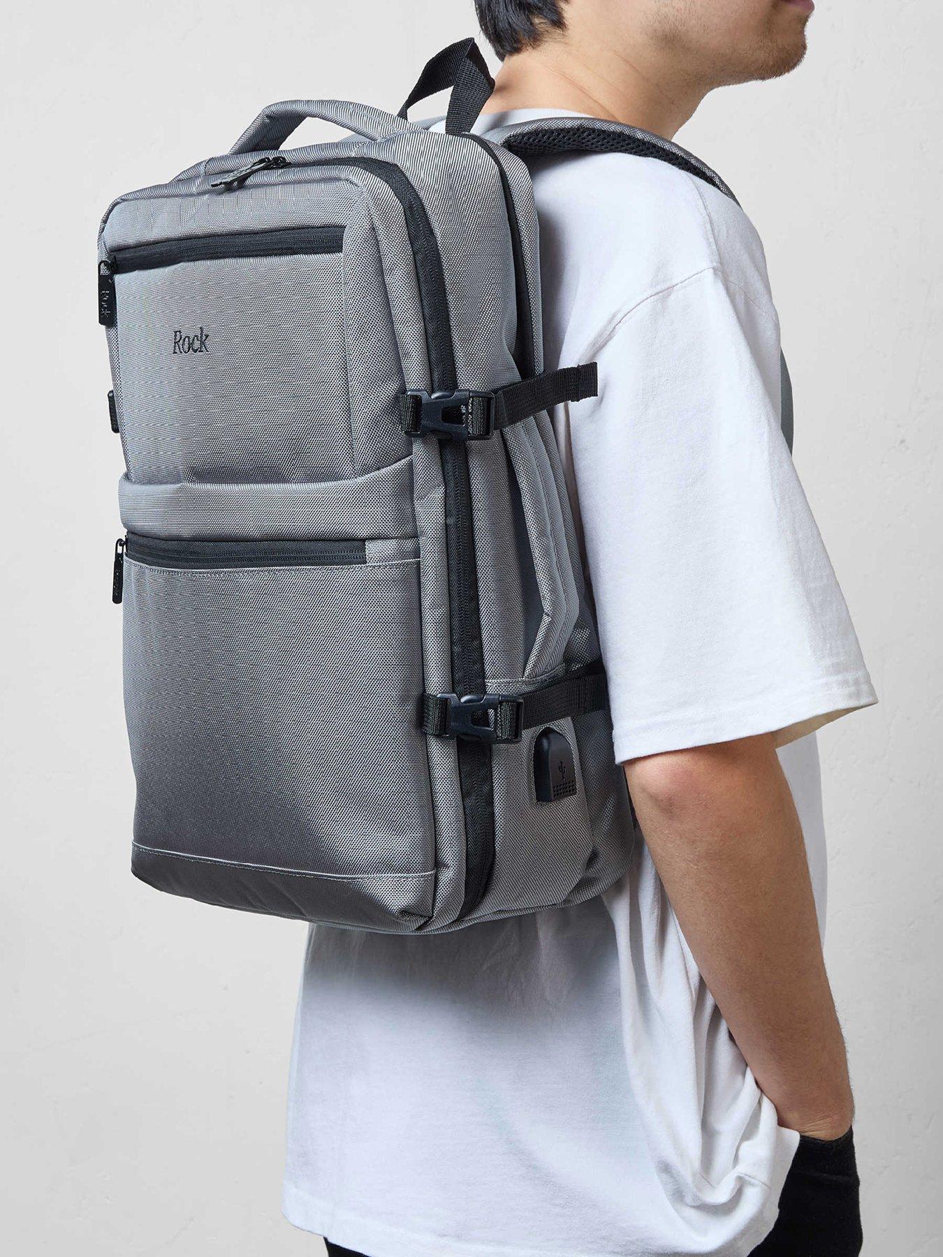 Image 5 of 5 of Rock Luggage Battersea Grey Backpack Medium