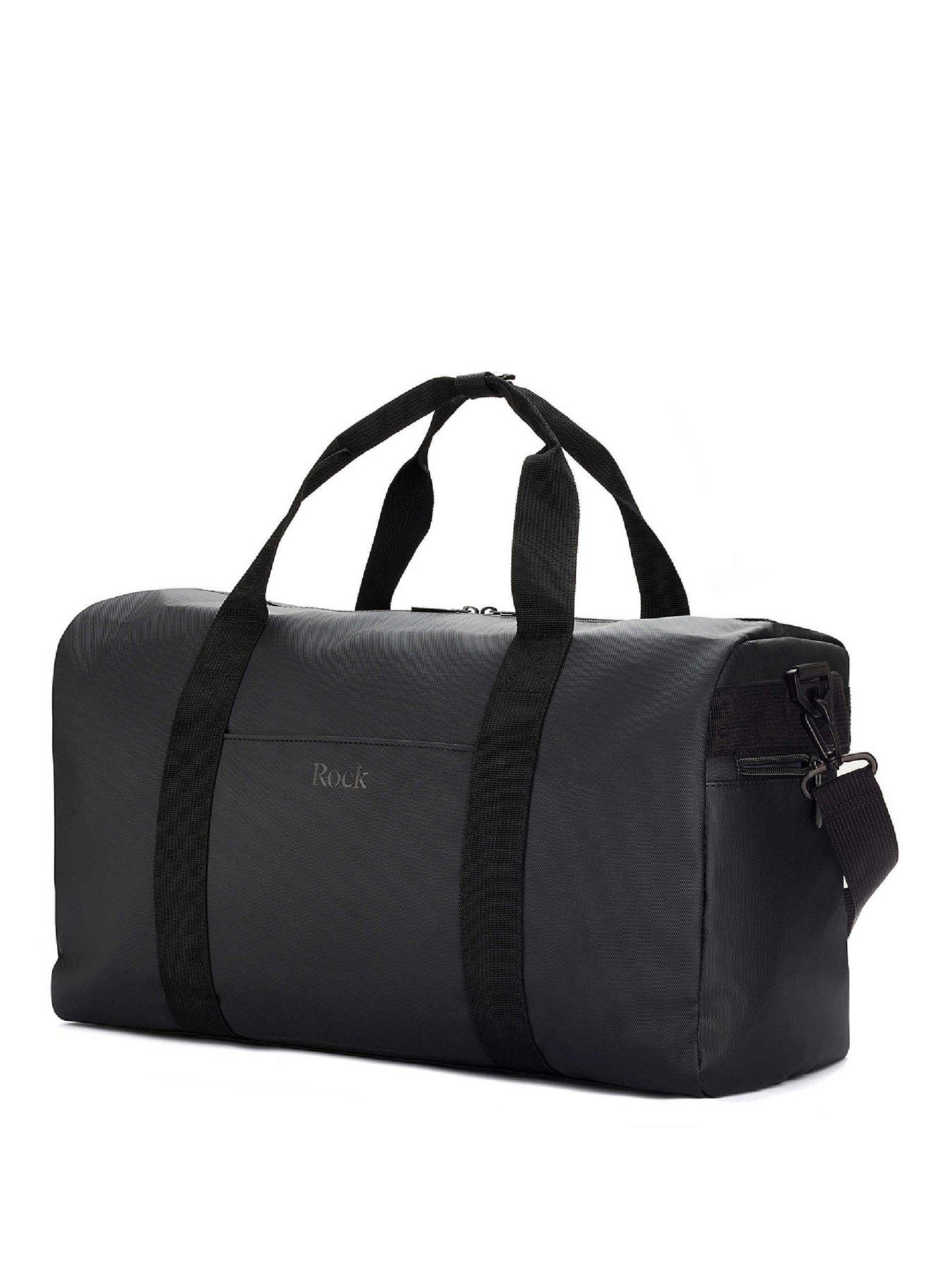Image 1 of 6 of Rock Luggage Camden Black Holdall Medium