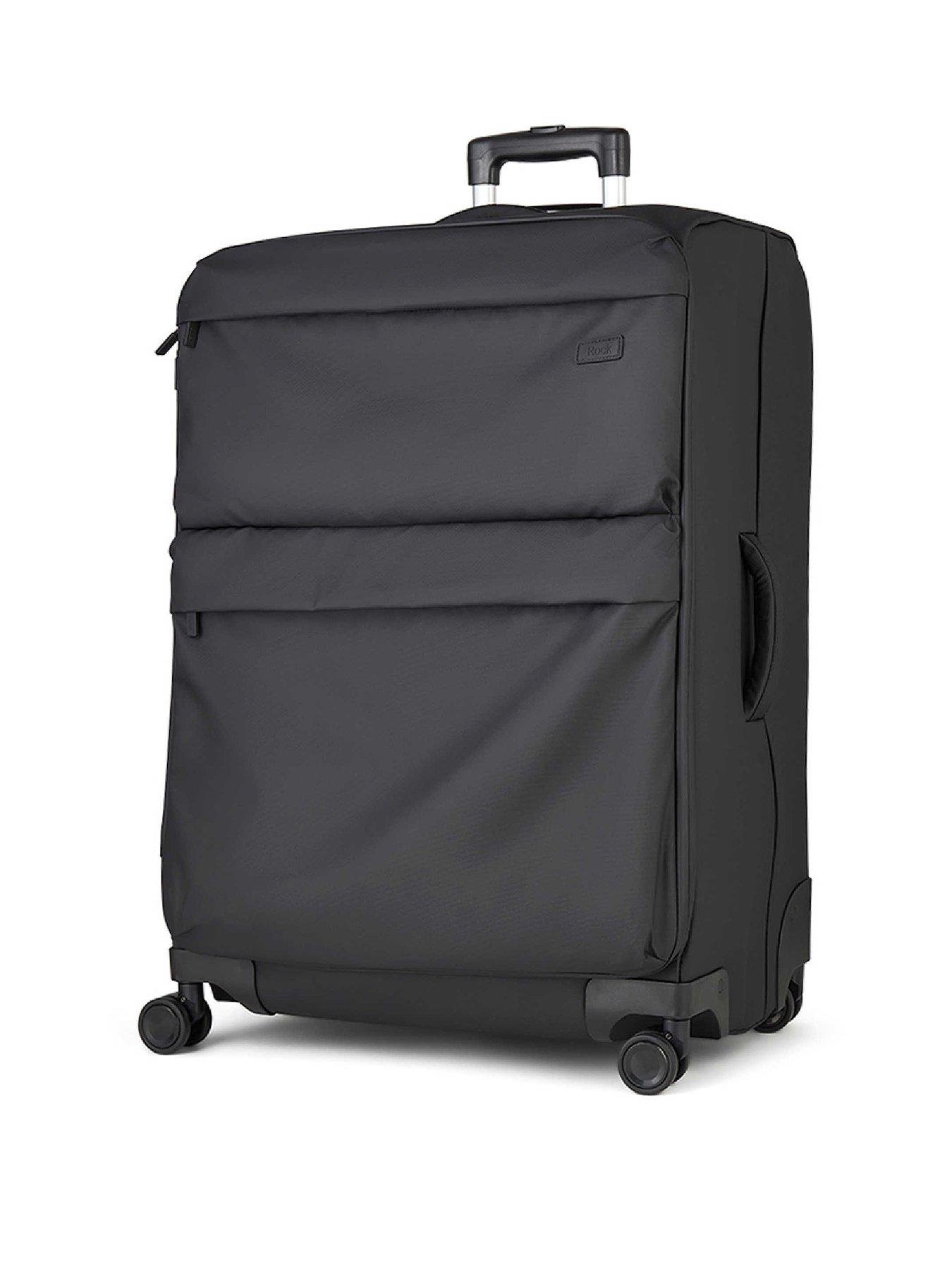 Rock Luggage Juniper Black Large Suitcase