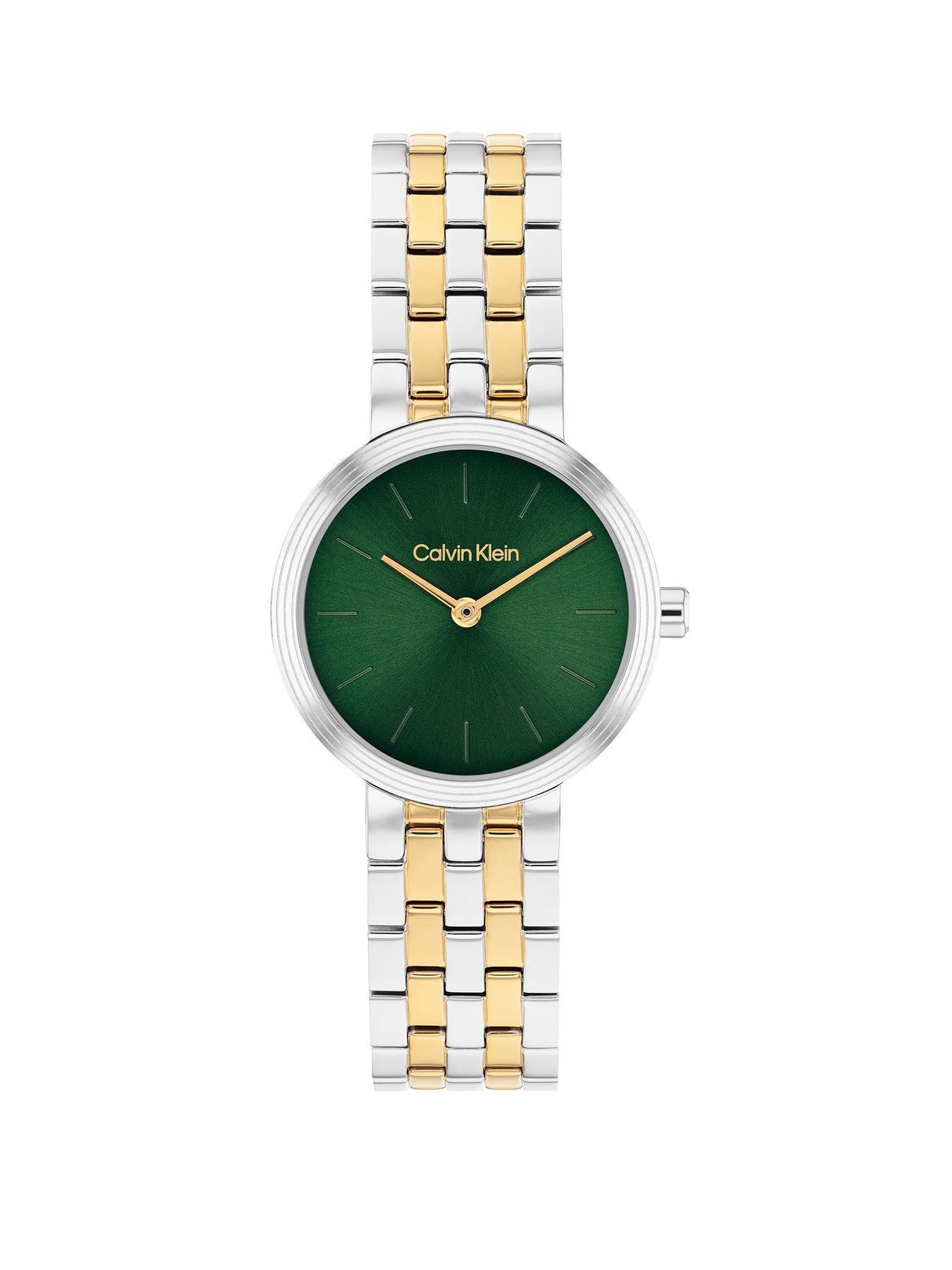 Calvin Klein Women's CK Forme two tone stainless steel and gold plated Watch