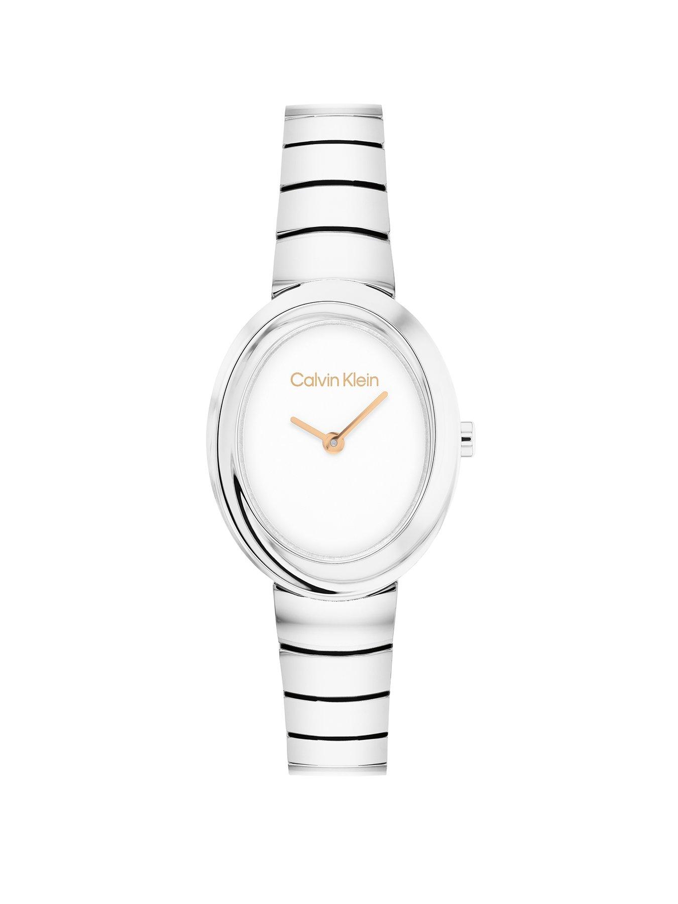 Calvin Klein Women's CK Twisted Bezel Stainless steel Watch