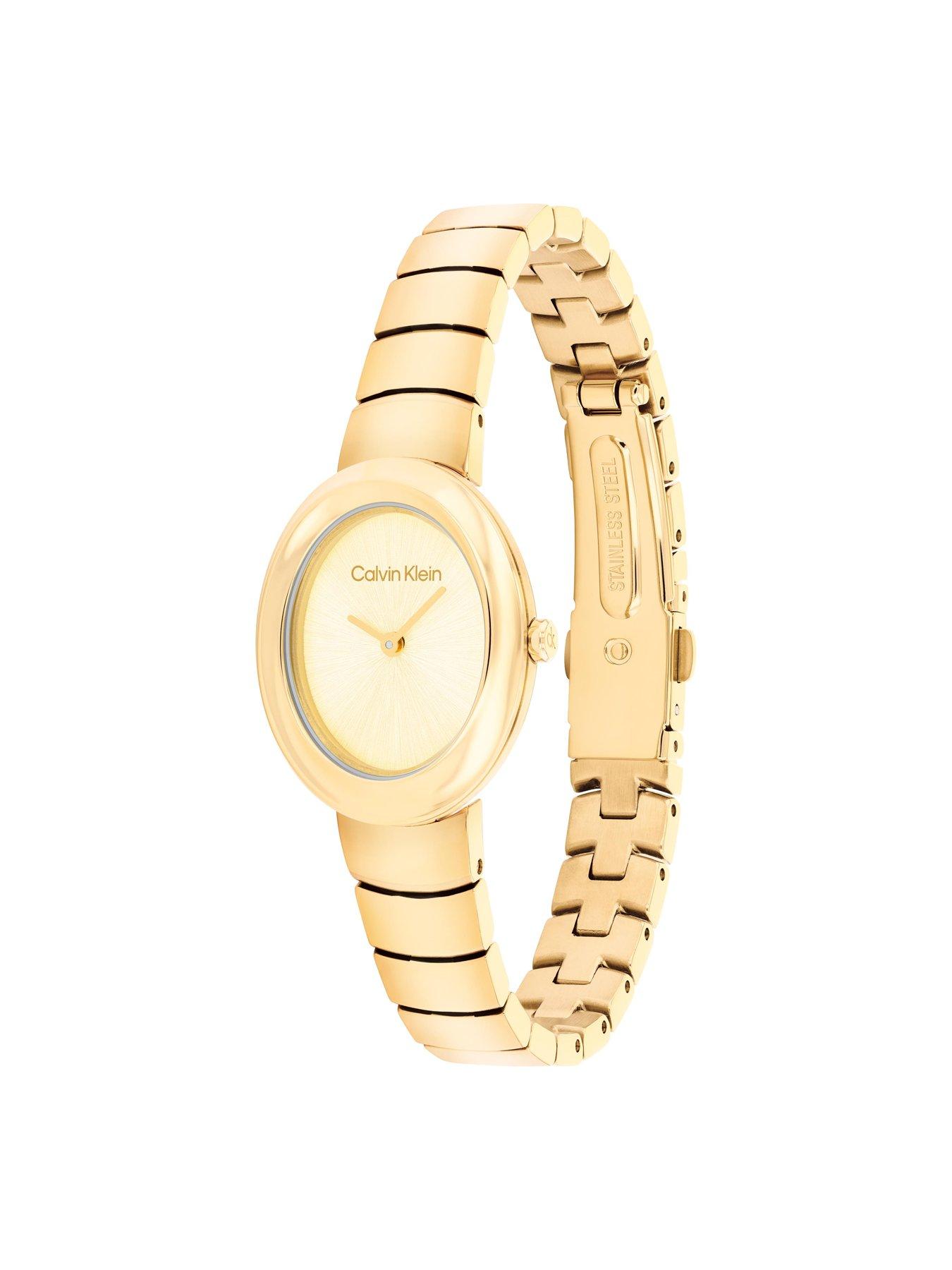 Image 3 of 5 of Calvin Klein Women's CK Twisted Bezel Gold Plated Watch