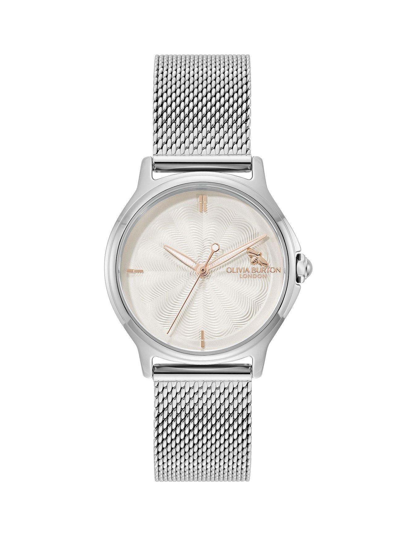 Olivia Burton 30mm Classic Bee Stainless Steel Watch