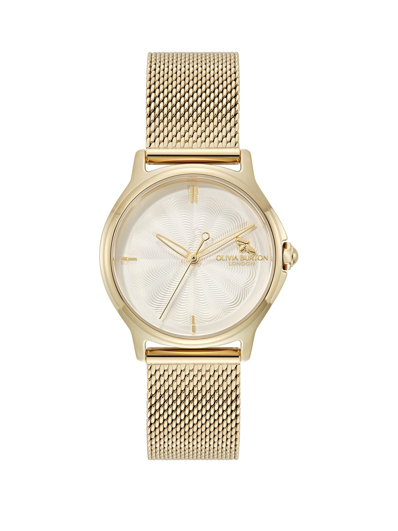 Olivia Burton 30Mm Classic Bee Gold Ip Watch