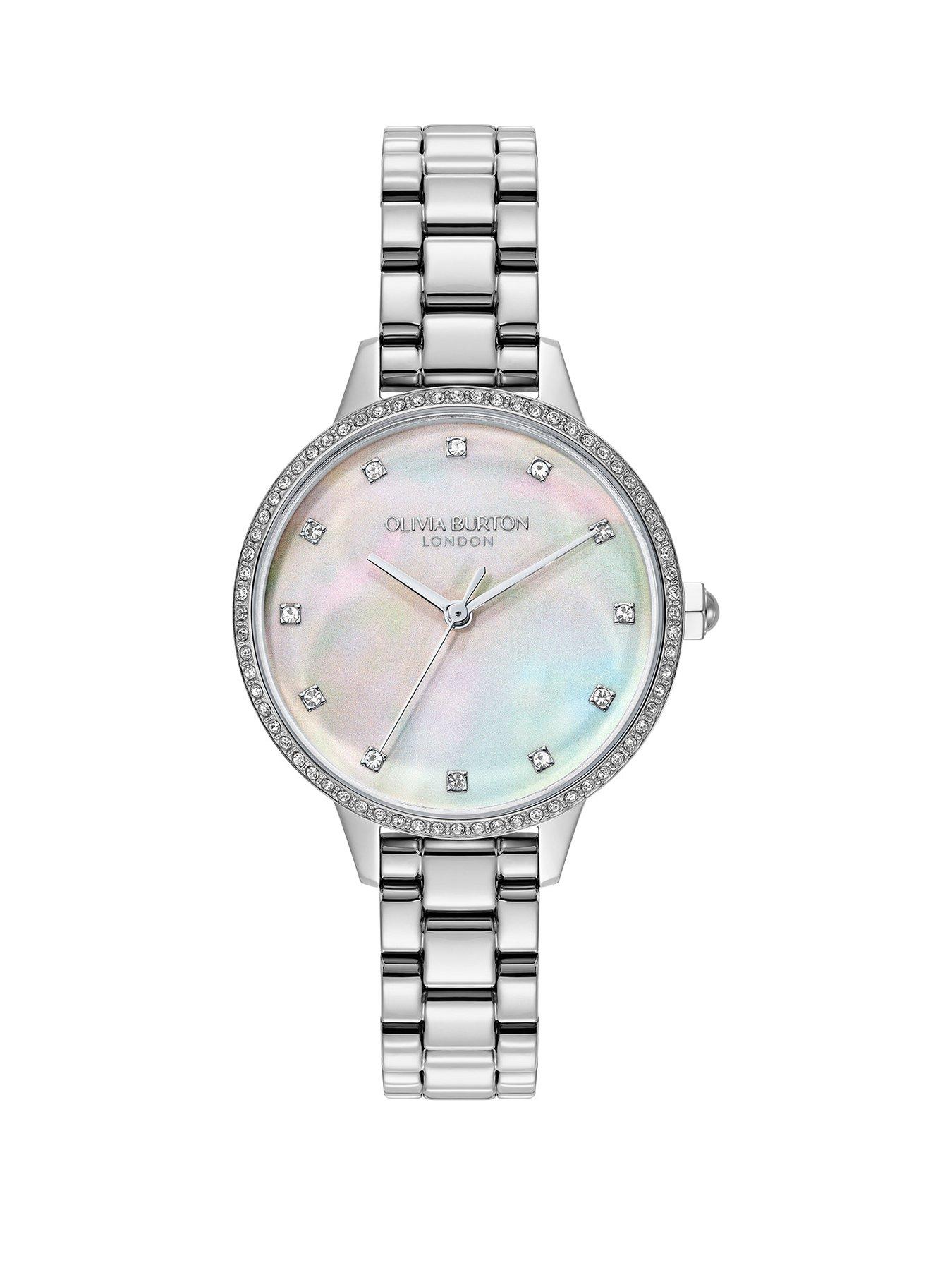 Olivia Burton 34mm Captivate Stainless Steel Watch