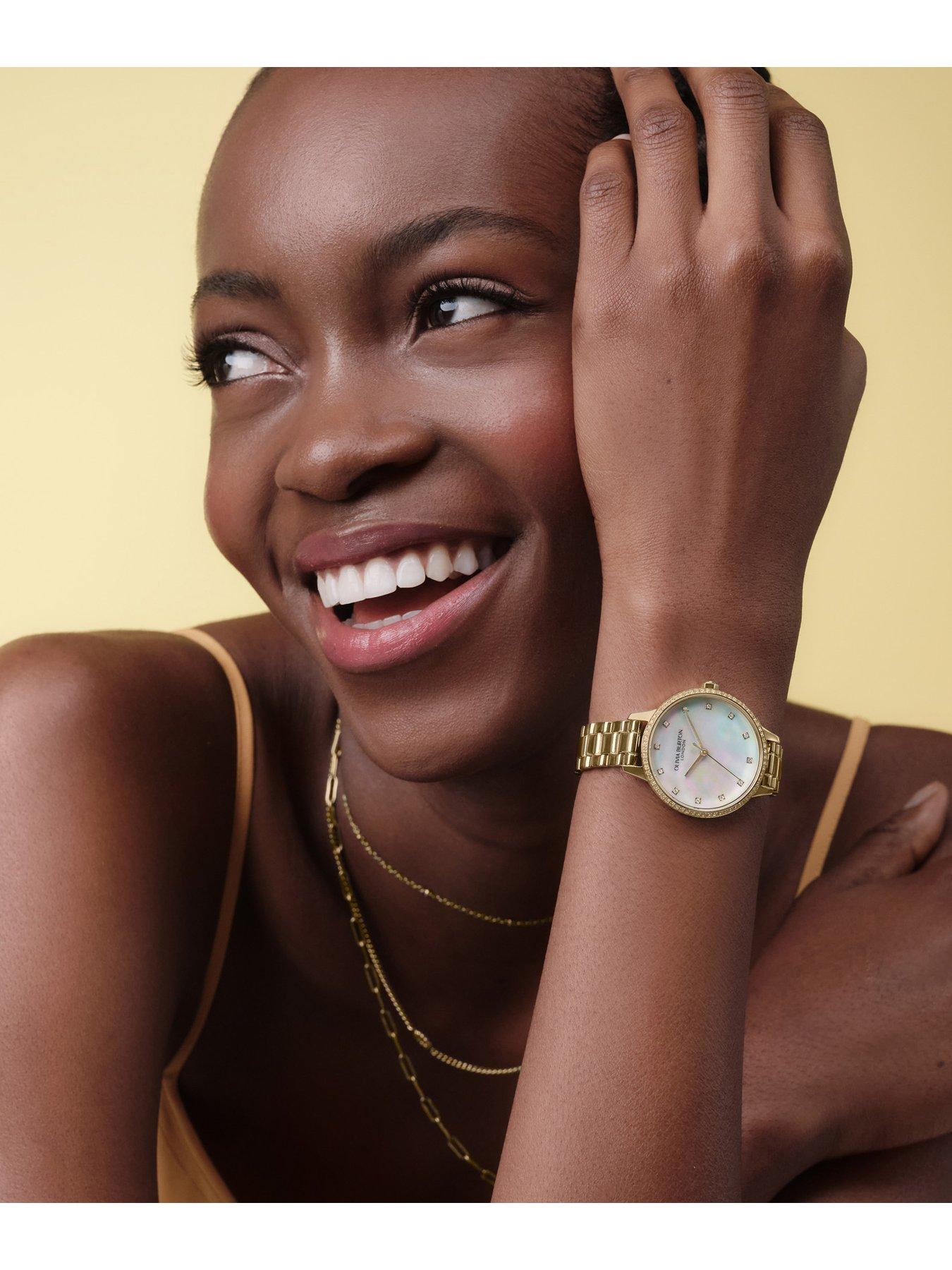 Image 6 of 8 of Olivia Burton 34mm Capitivate Gold IP Watch