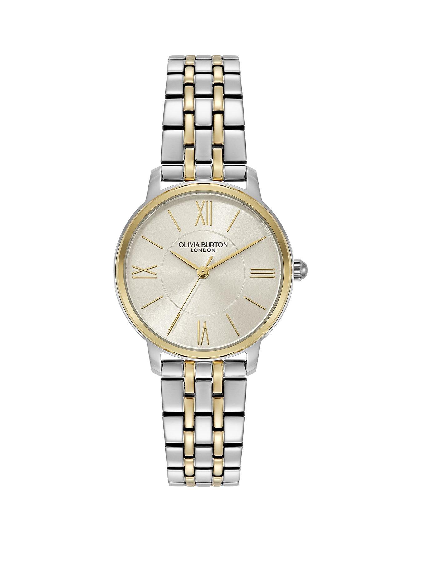 Olivia Burton 30mm Westbourne Stainless Steel & Gold IP Watch