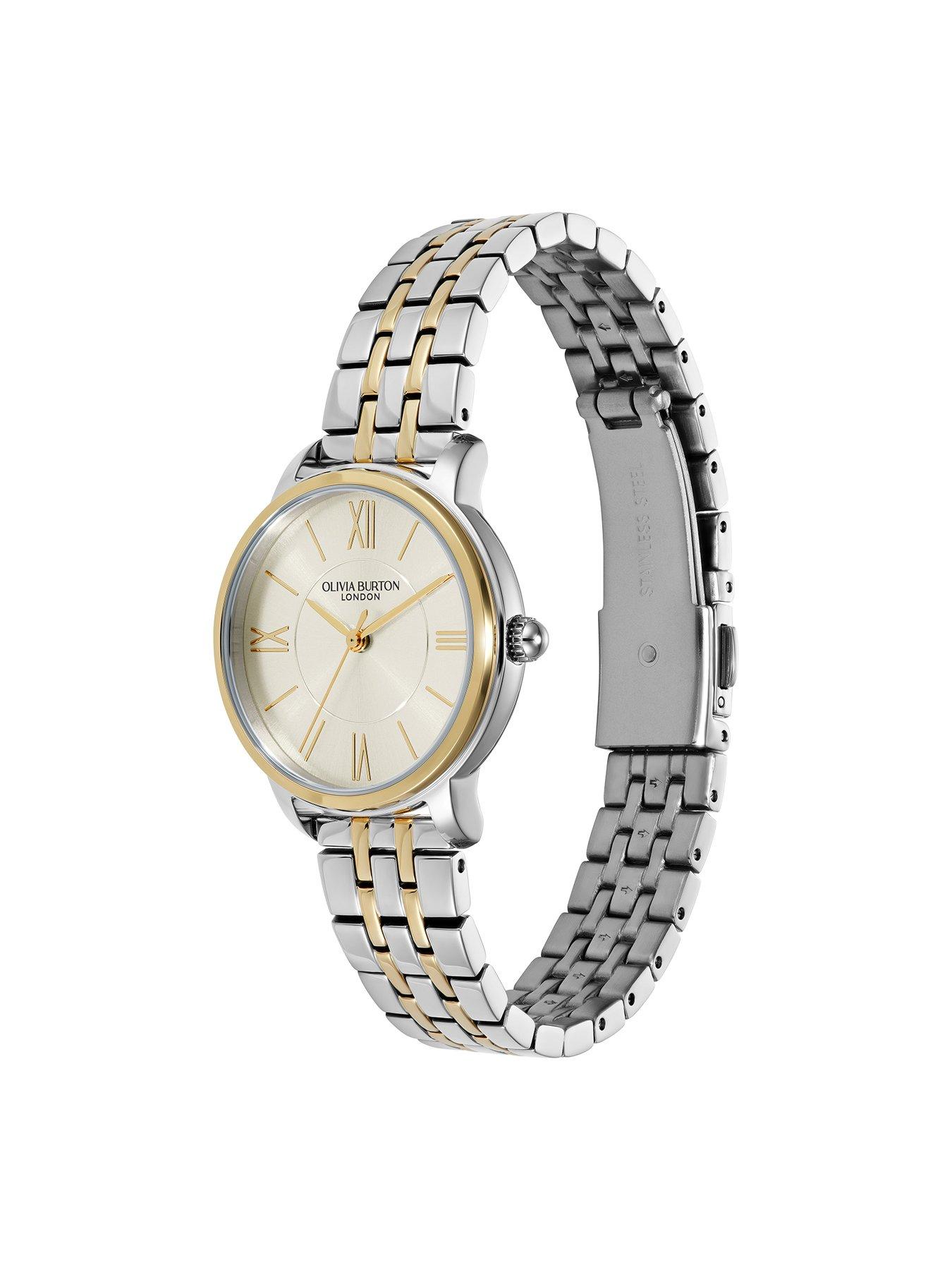 Image 2 of 8 of Olivia Burton 30mm Westbourne Stainless Steel &amp; Gold IP Watch