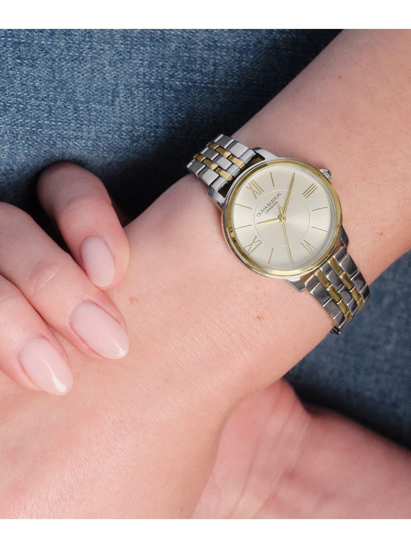 Image 3 of 8 of Olivia Burton 30mm Westbourne Stainless Steel &amp; Gold IP Watch