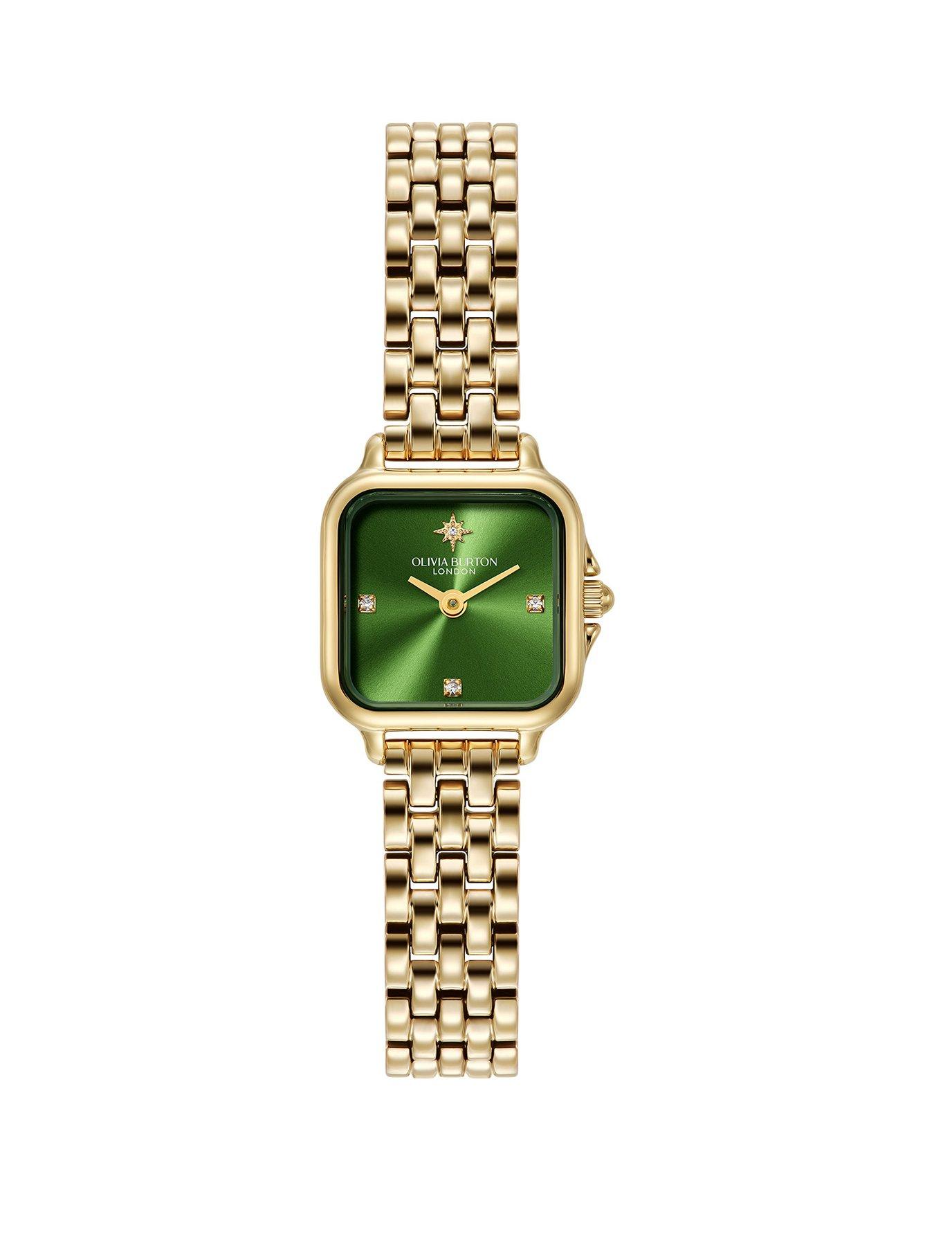 Olivia Burton 20mm Mini Grosvenor Gold IP Watch