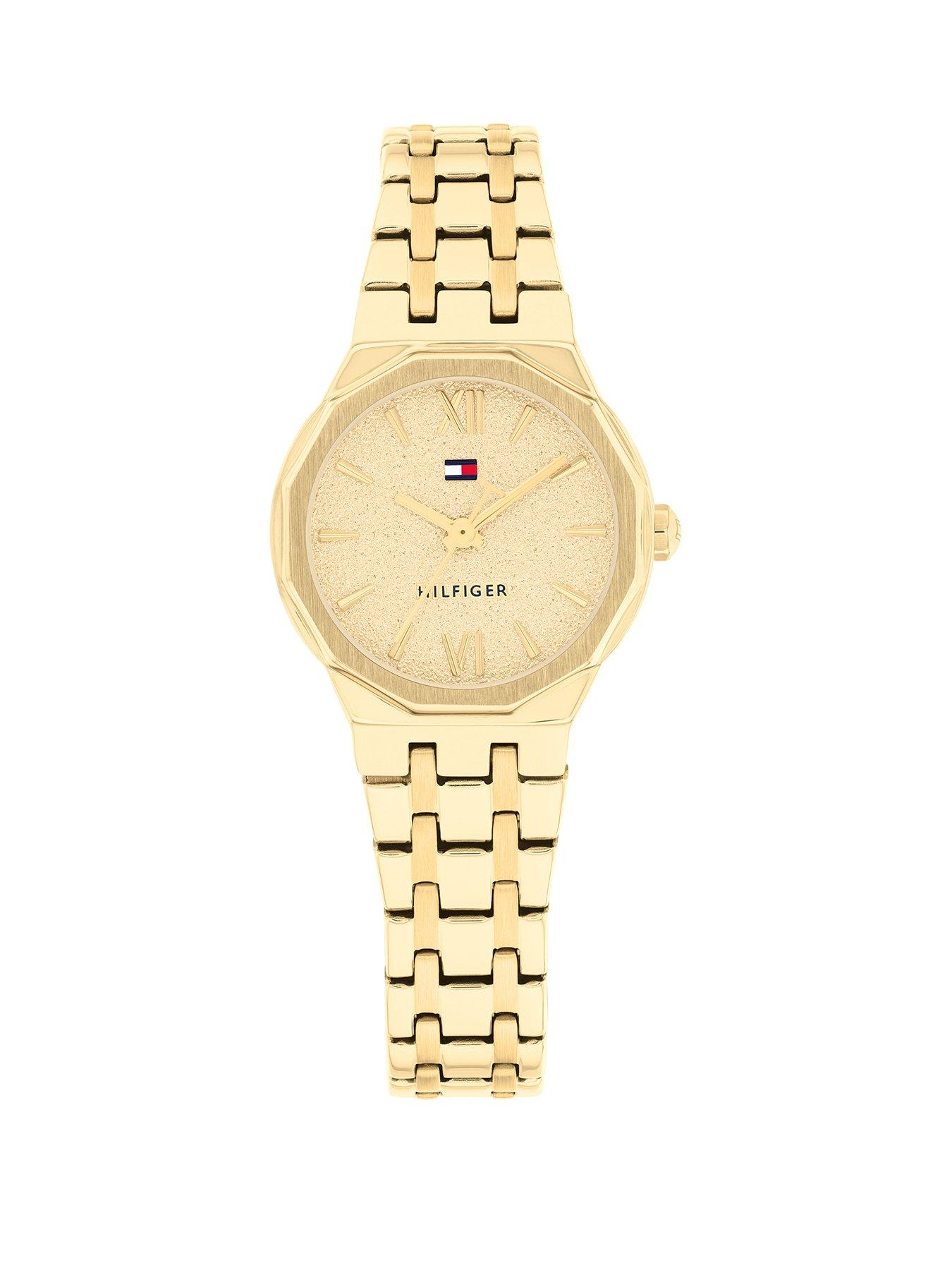 Image 1 of 4 of Tommy Hilfiger Womens Gold Plated Bracelet Watch
