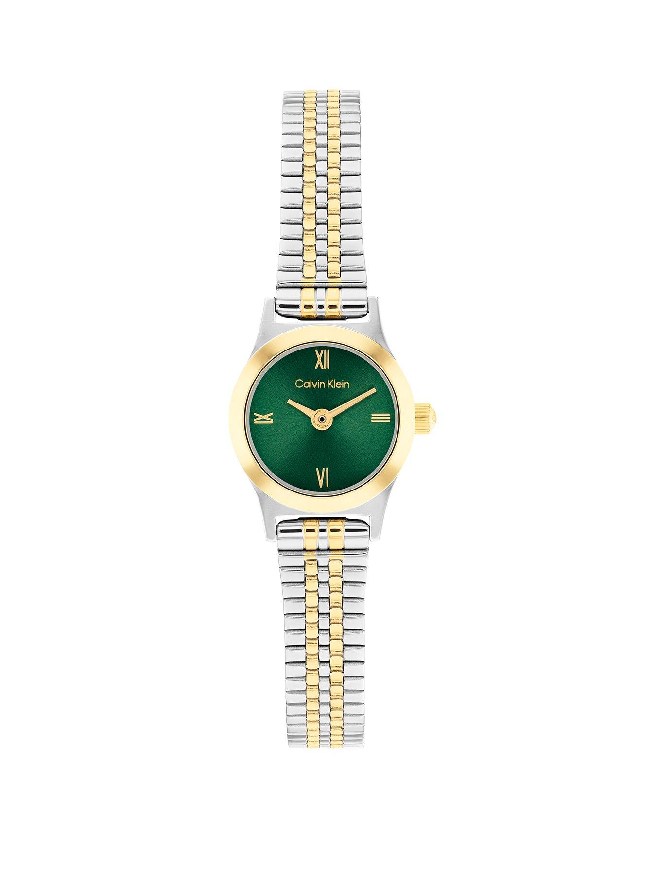 Calvin Klein Women's CK Contemporary two tone stainless steel and gold plated Watch