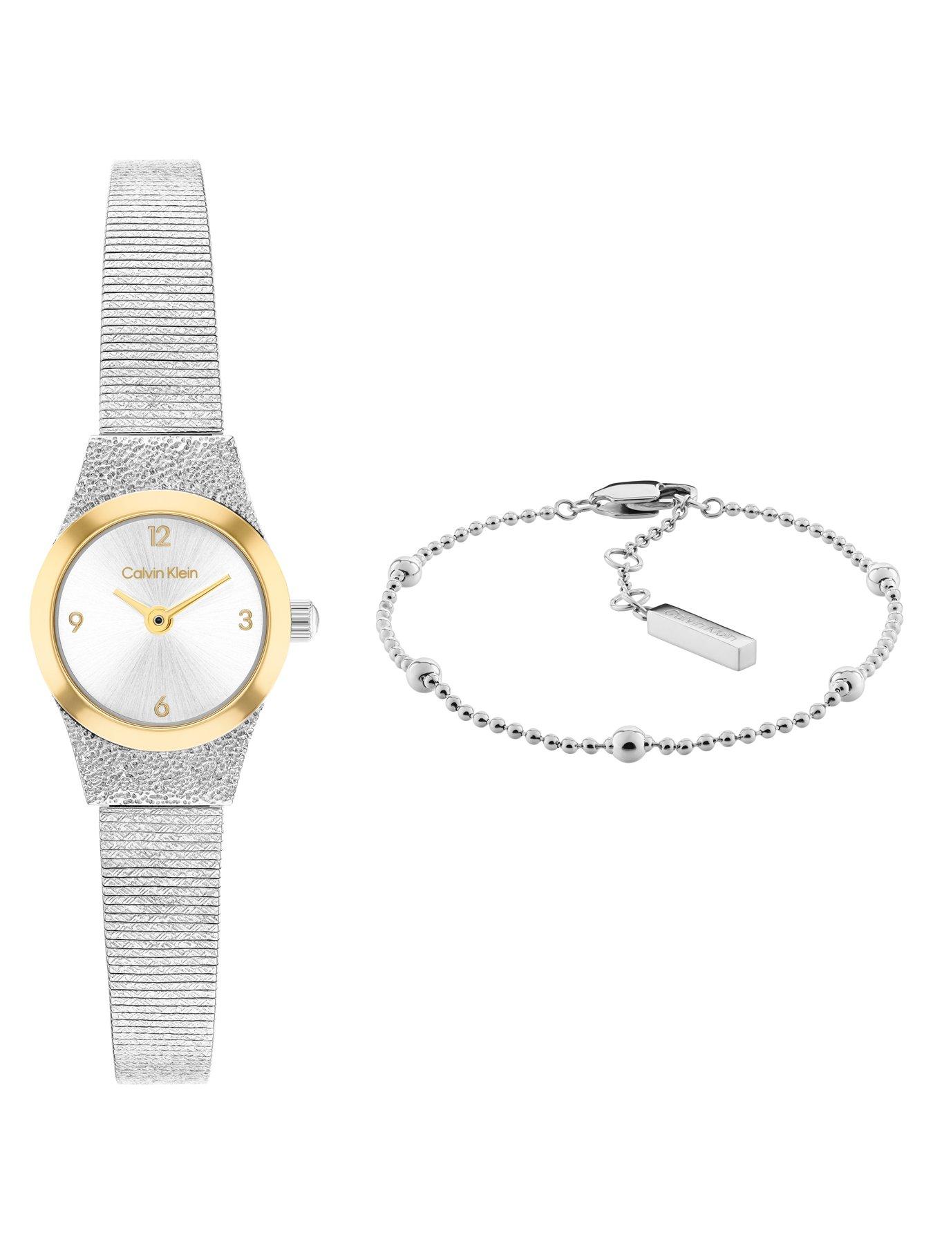 Image 2 of 6 of Calvin Klein Women's CK Contemporary Giftset Stainless Steel Watch and Bracelet