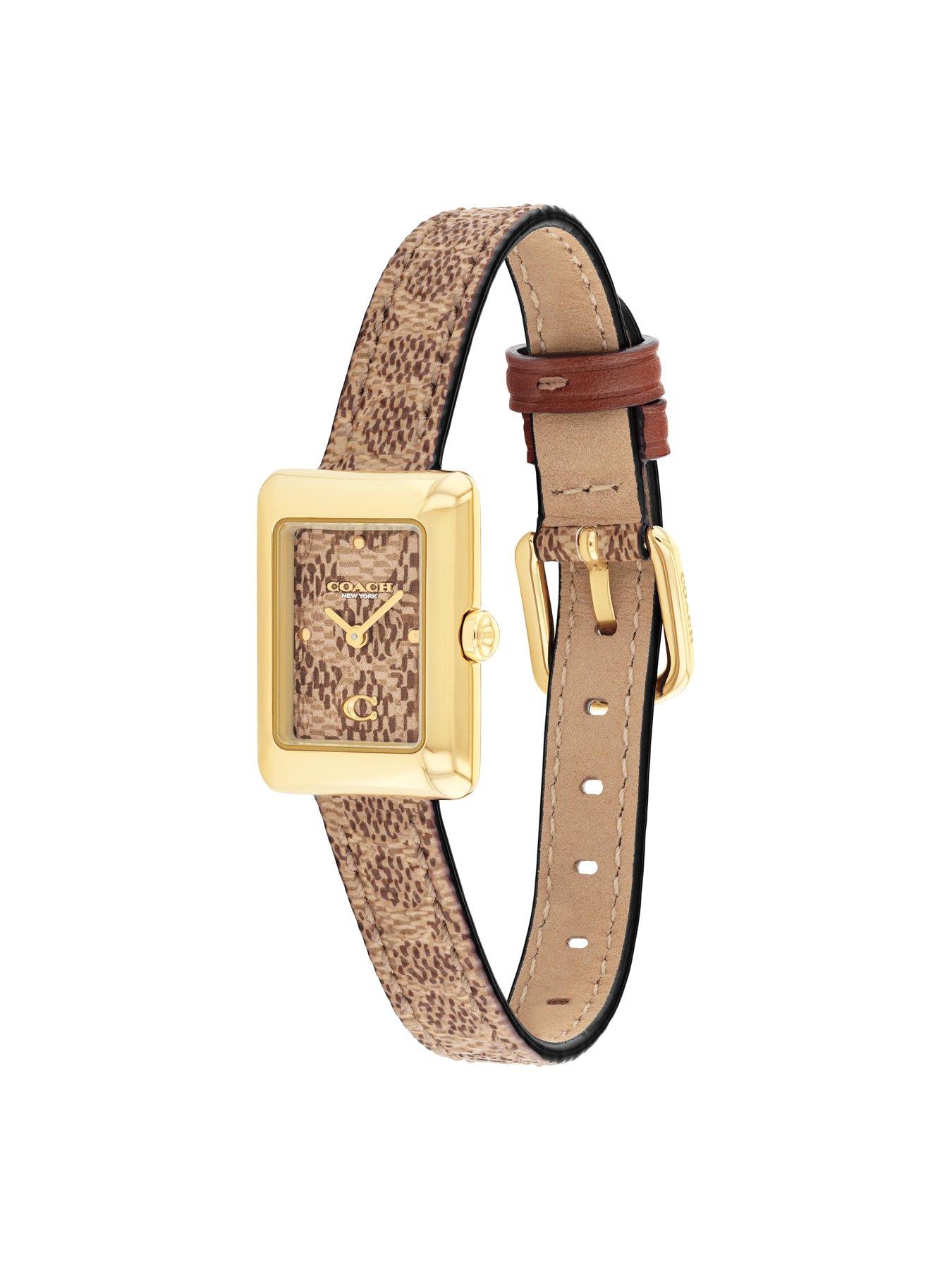 Image 2 of 5 of COACH Ladies Mara Saddle Leather Bracelet Watch