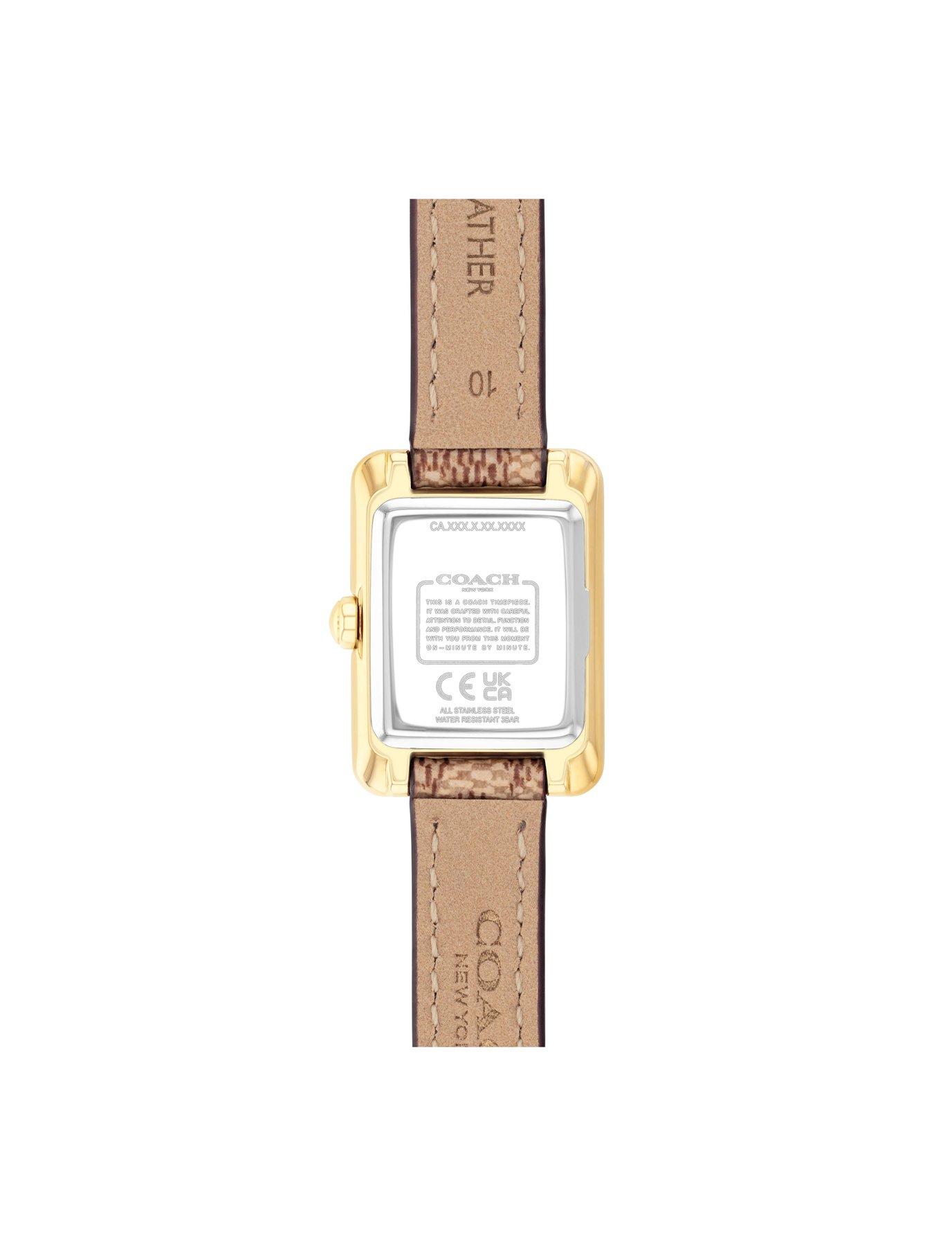 Image 3 of 5 of COACH Ladies Mara Saddle Leather Bracelet Watch