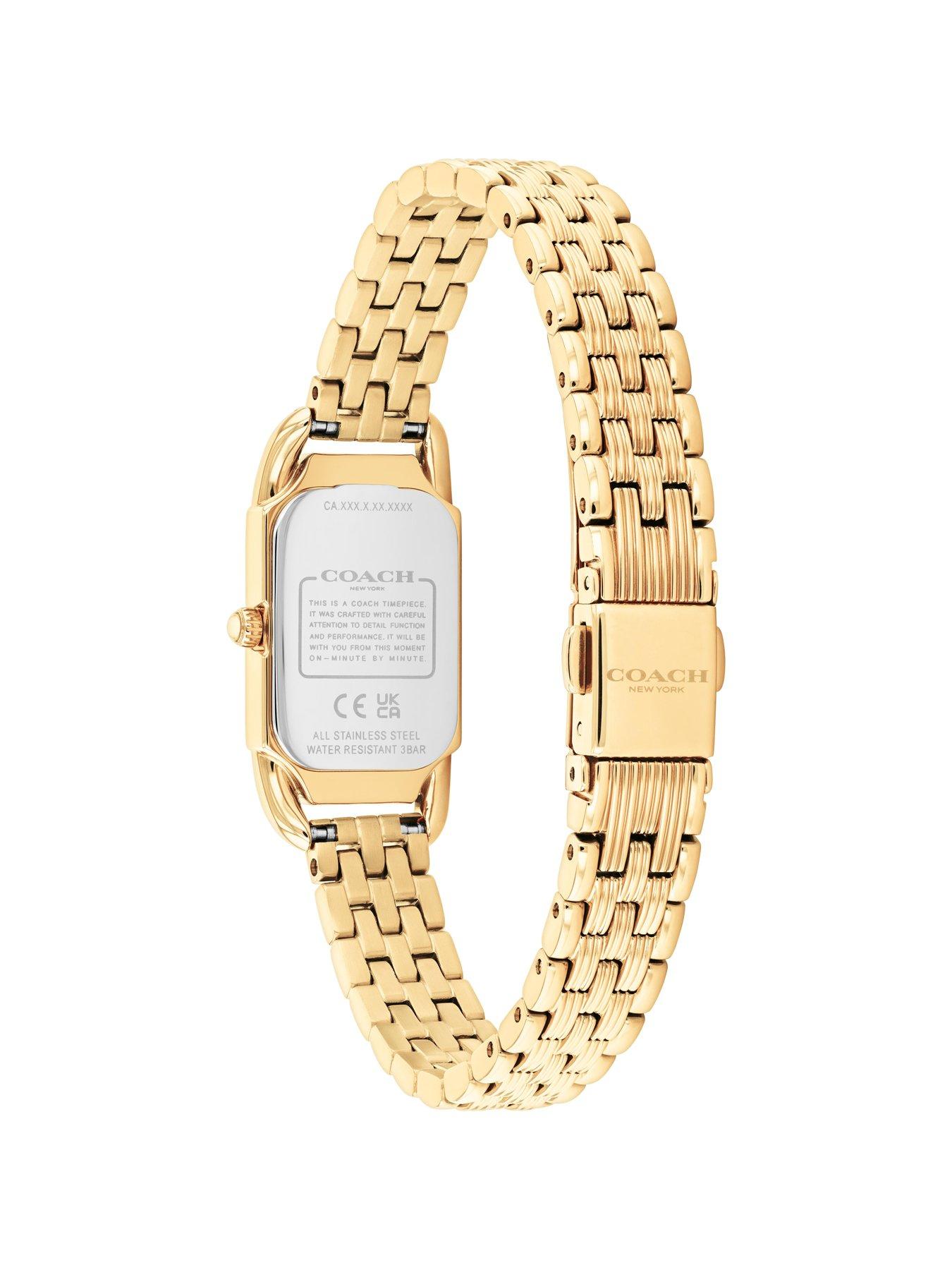 COACH Ladies Gold Plated Cadie Watch | Very