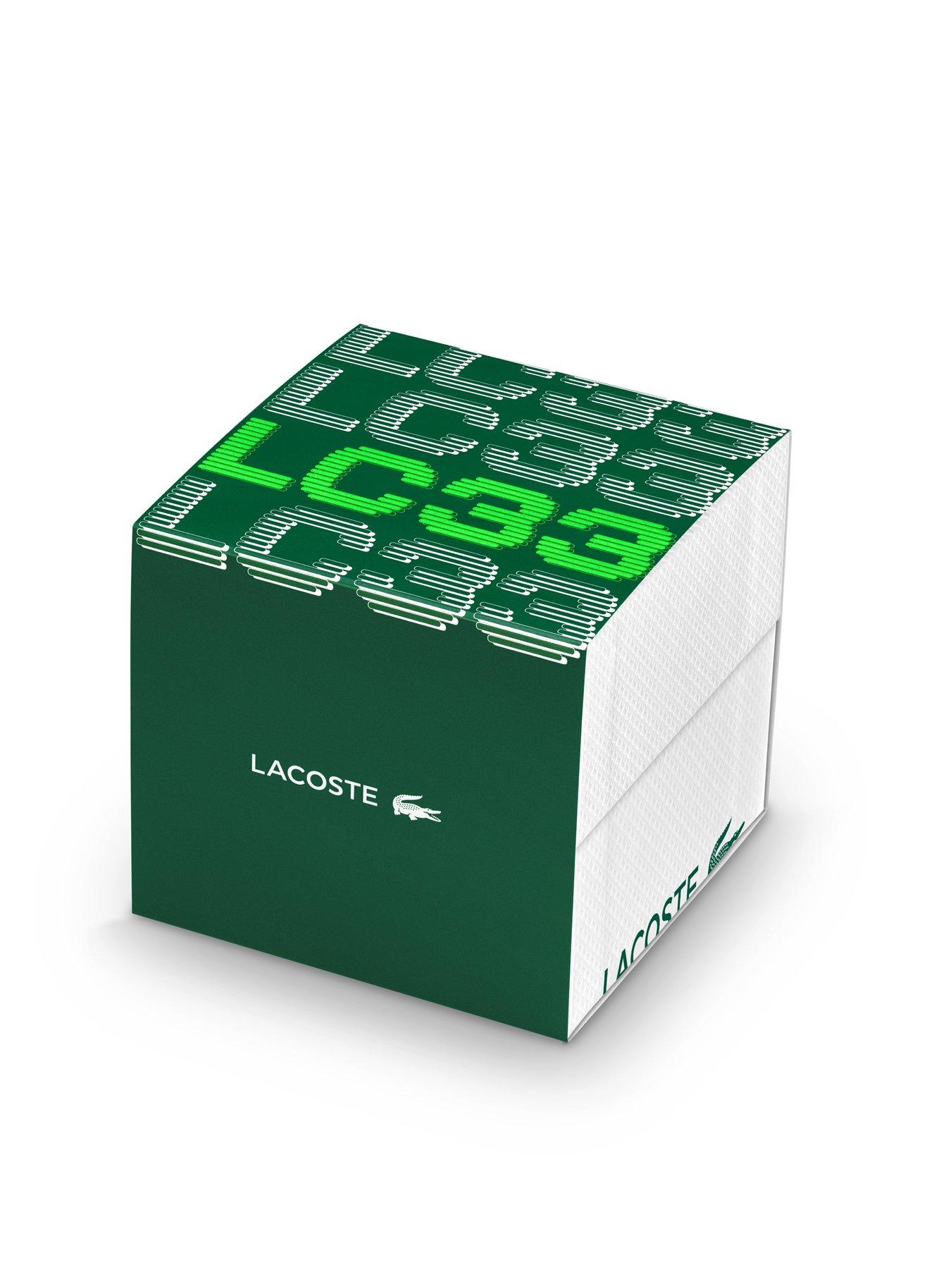 Image 6 of 7 of Lacoste Mens LC33 Khaki Silicone Analog-Digital Watch