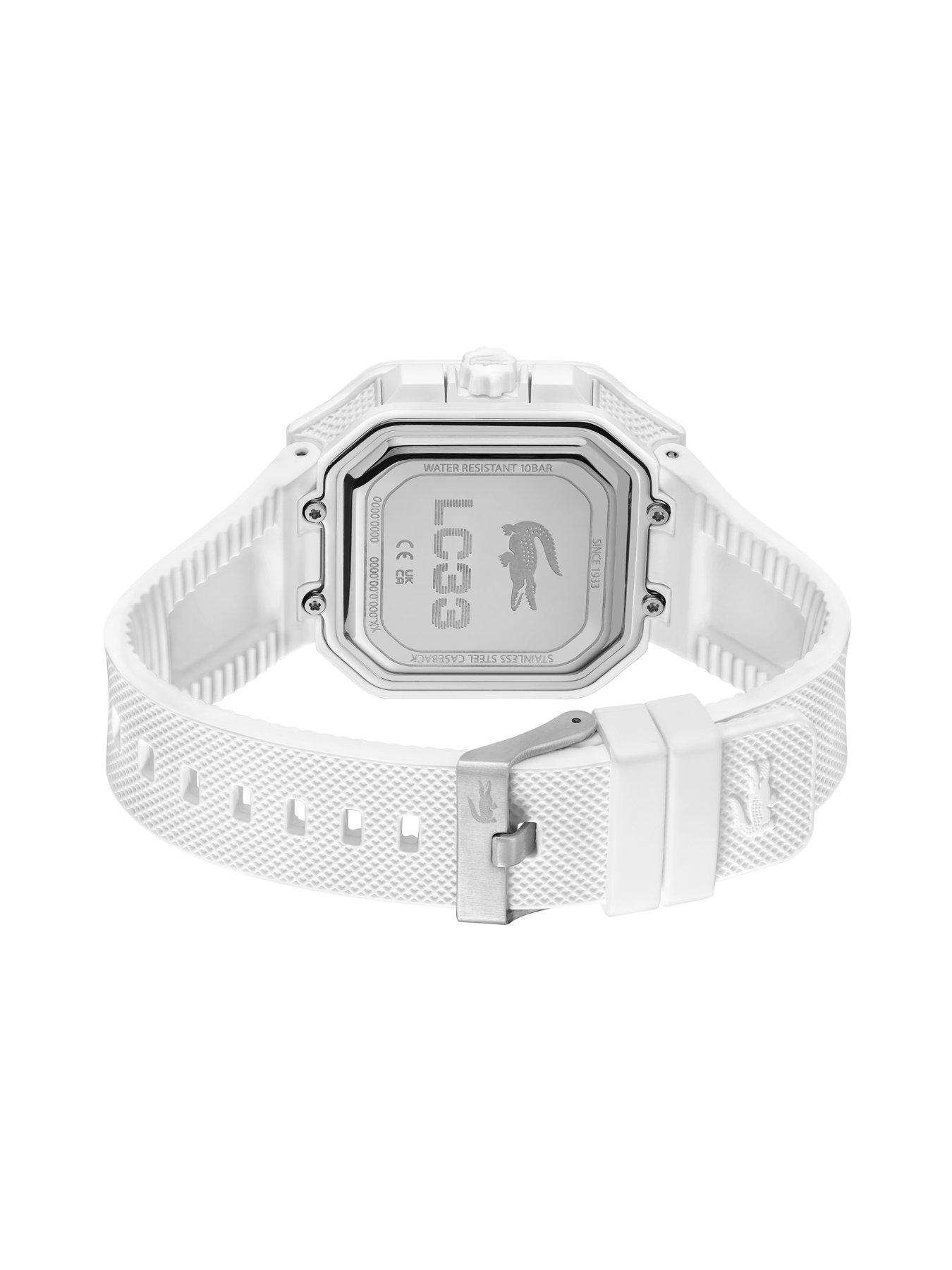 Lacoste Lacoste Mens LC33 White Silicone Analog-Digital Watch | Very