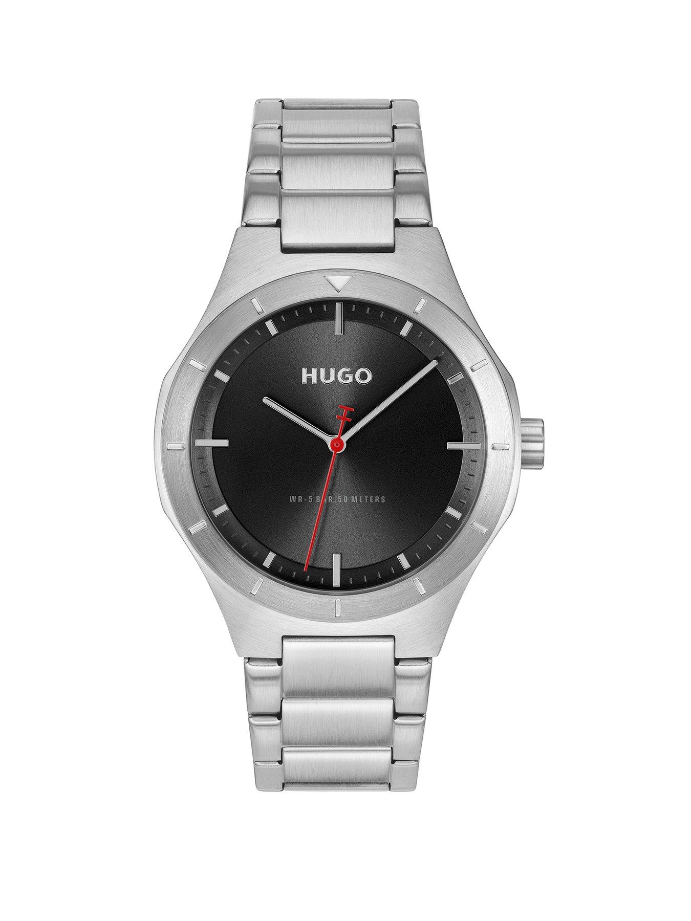 HUGO Gents HUGO LIT Stainless Steel Bracelet Watch