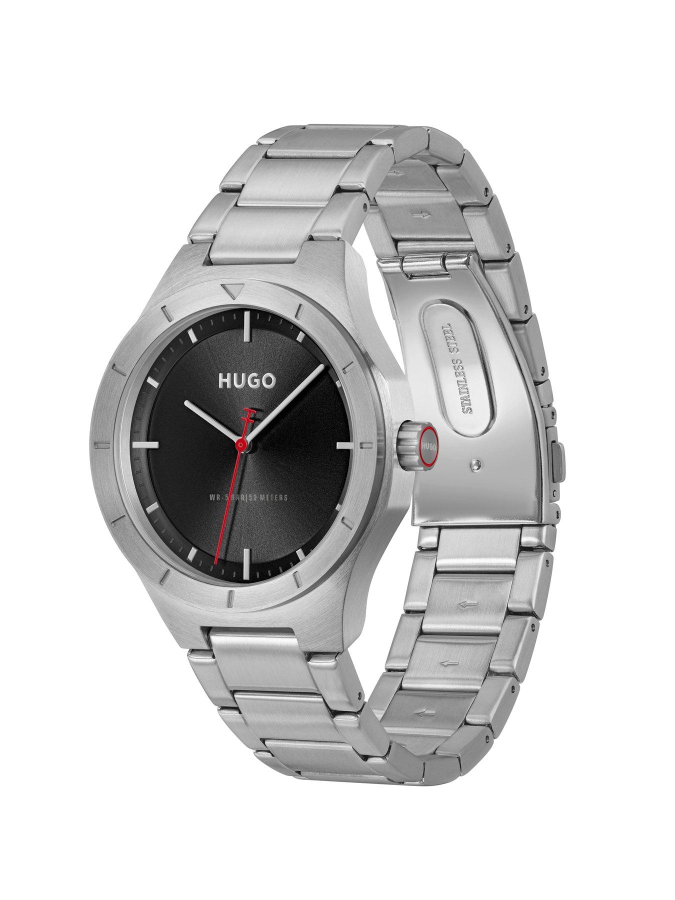 Image 2 of 7 of HUGO Gents HUGO LIT Stainless Steel Bracelet Watch