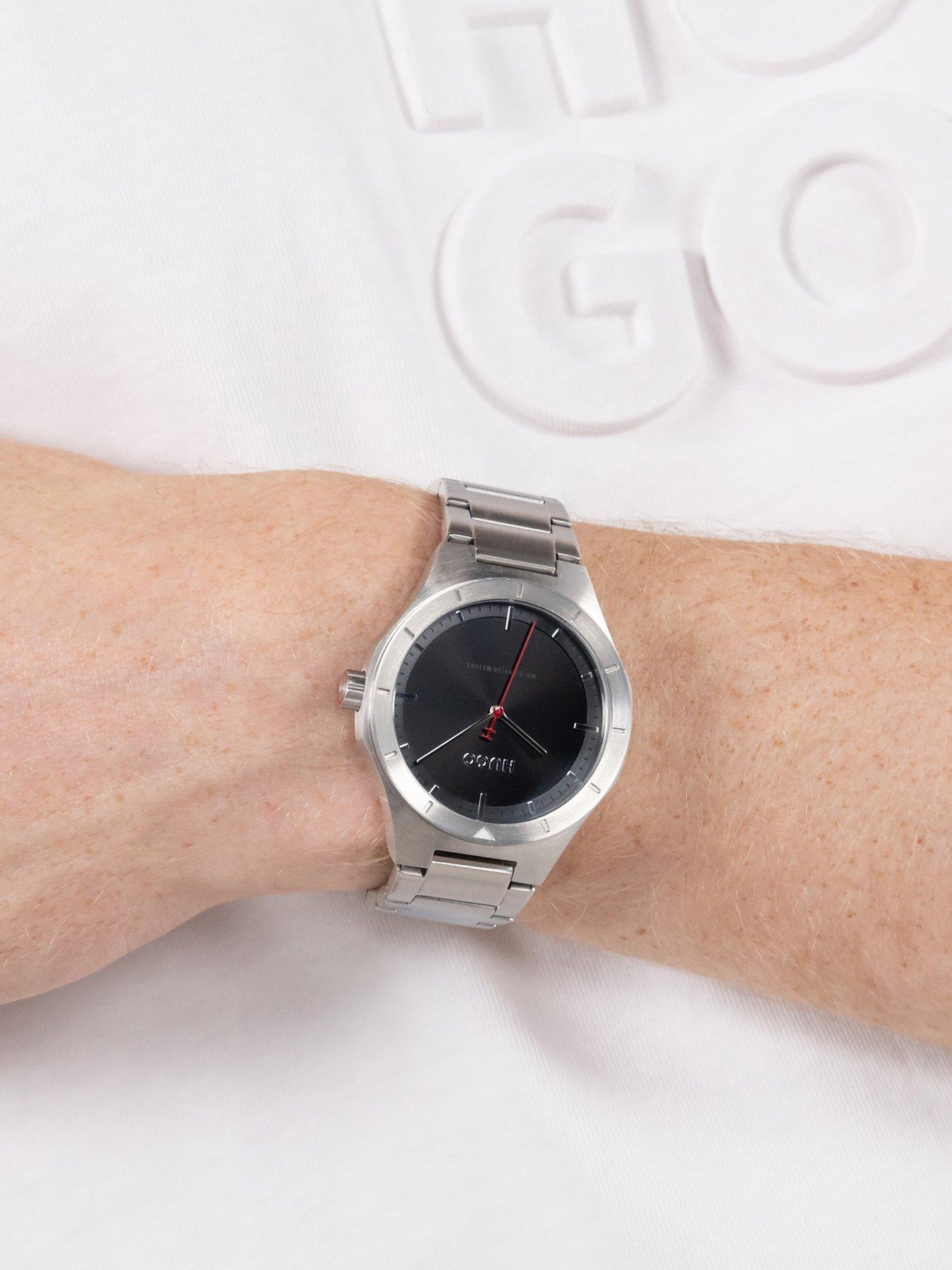 Image 4 of 7 of HUGO Gents HUGO LIT Stainless Steel Bracelet Watch
