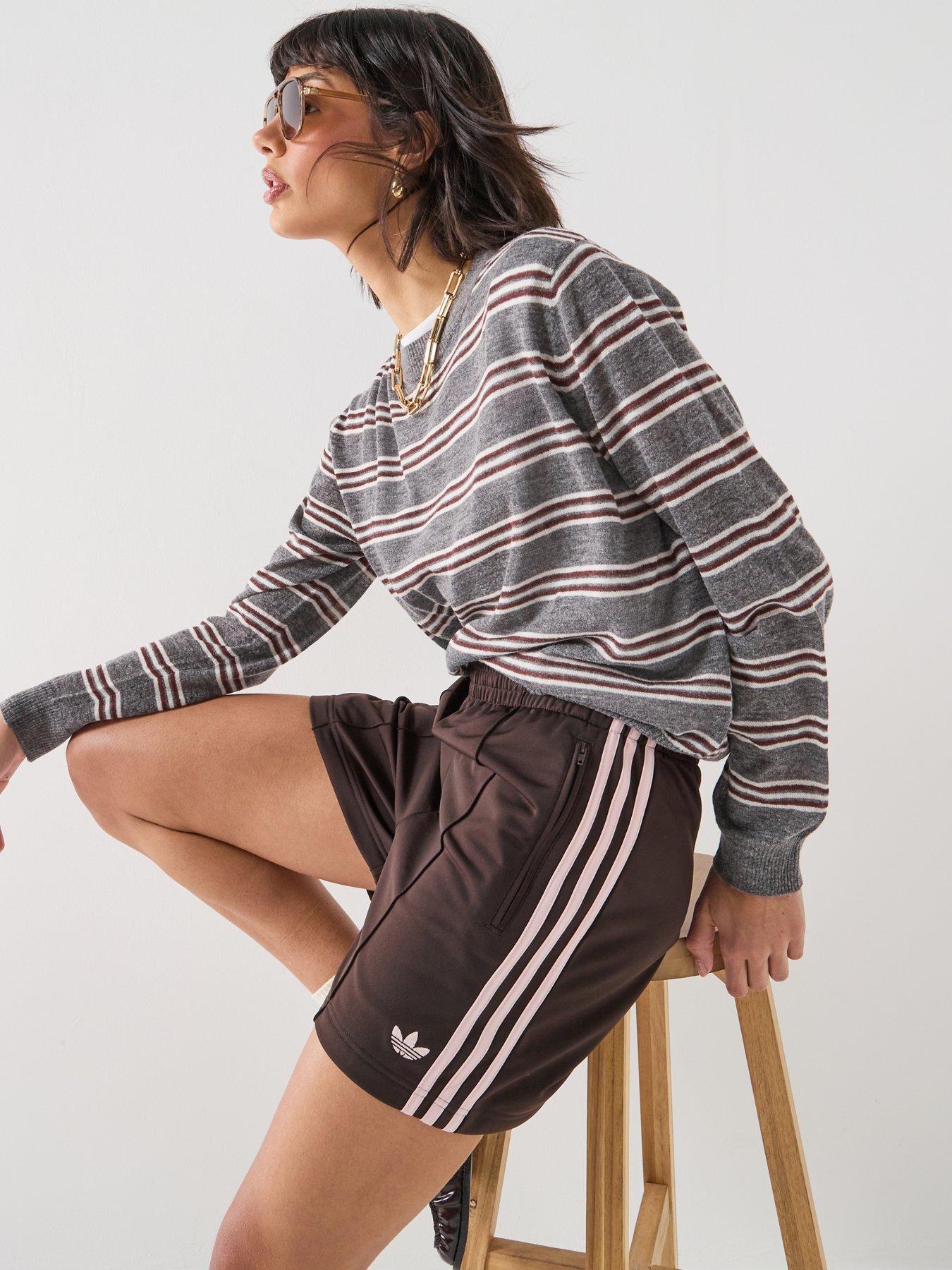 adidas Originals Women's Firebird Classic Shorts - Brown