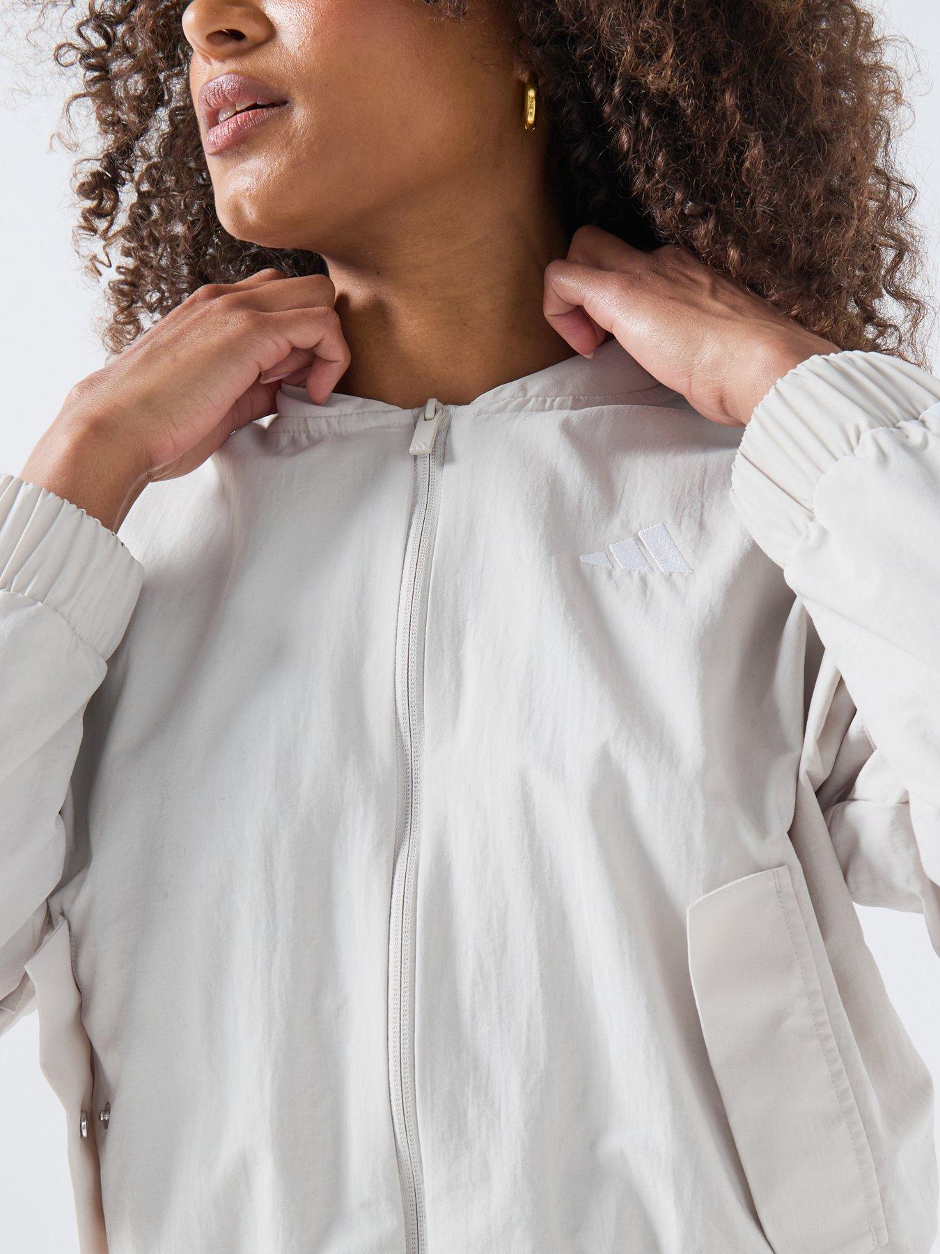 Image 5 of 6 of adidas Sportswear Women's Essentials 3-Stripes Lifestyle Woven Bomber Jacket - Beige