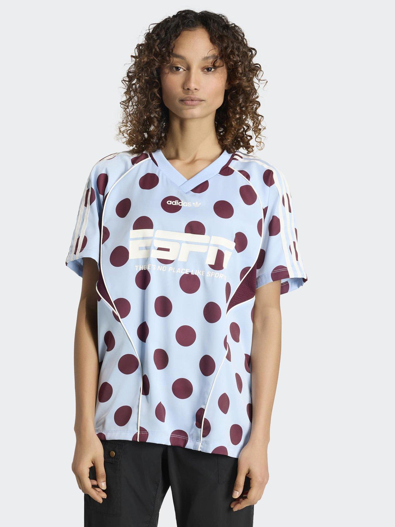 adidas Originals Women's Short Sleeve T-Shirt - Blue