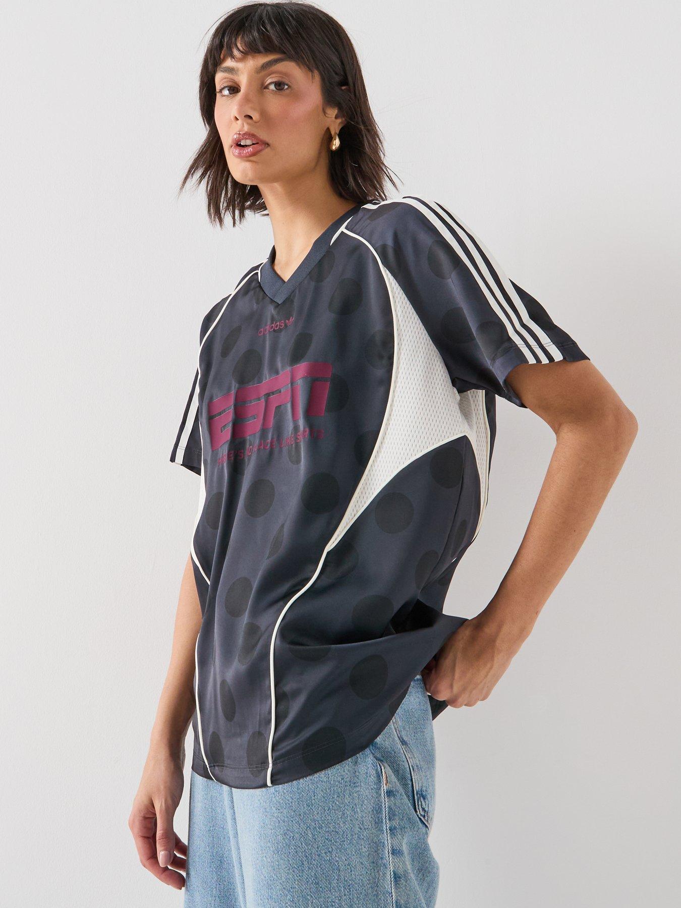 adidas Originals Women's Short Sleeve T-Shirt - Dark Grey