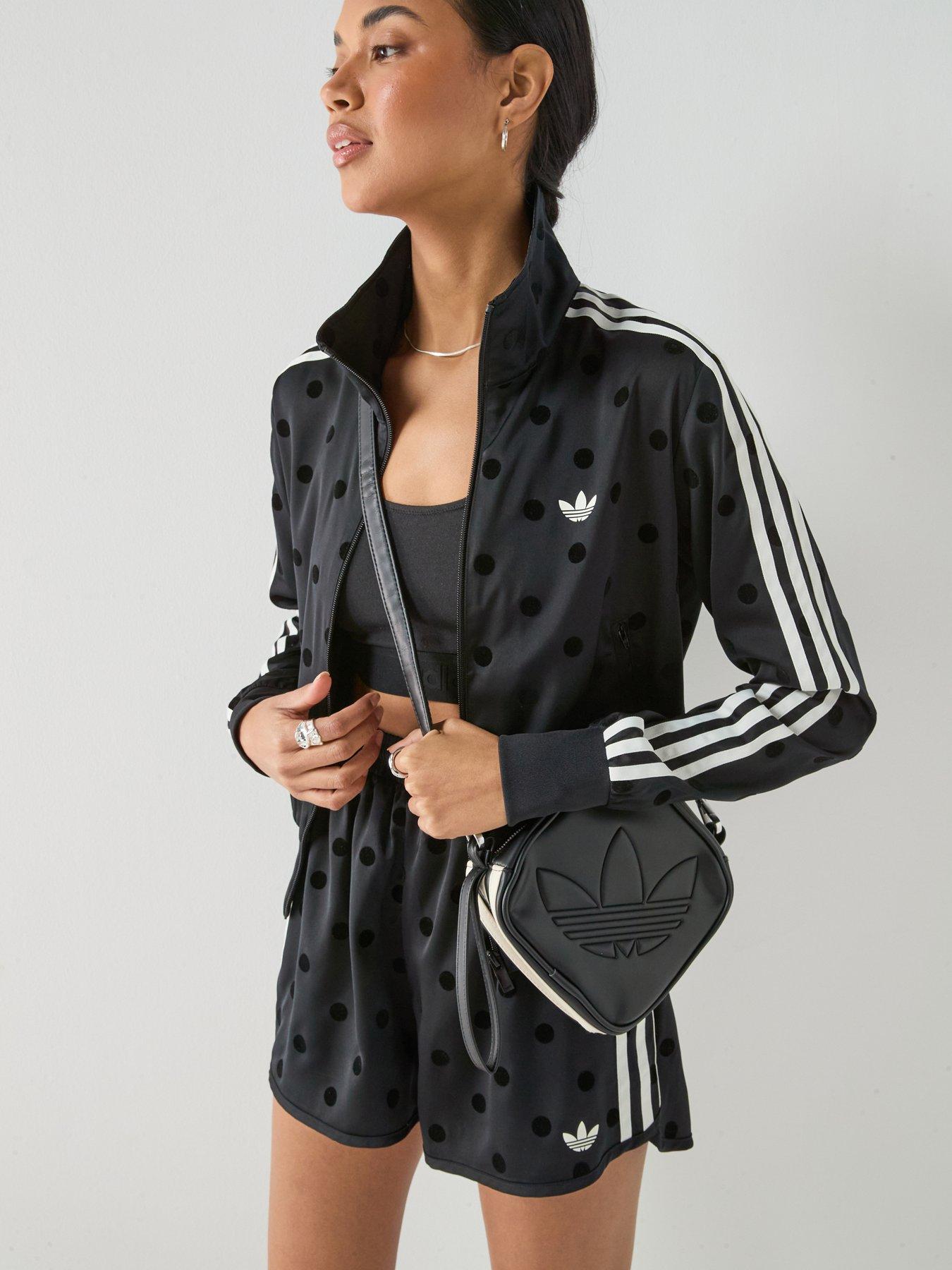 adidas Originals Women's Polka Dot Sprinter Shorts - Black