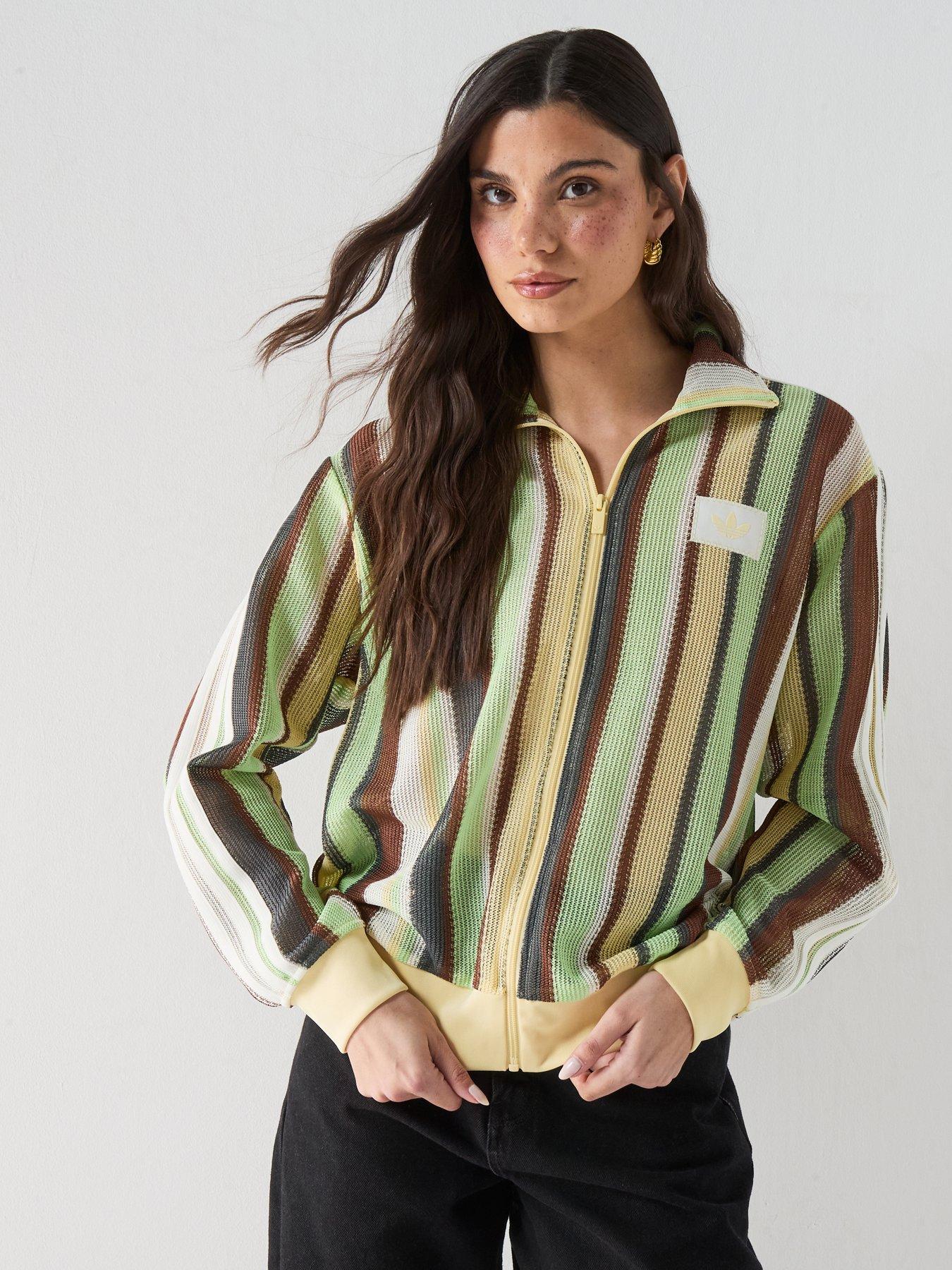 adidas Originals Women's Knit Fire Bird Track Top - Yellow | Very