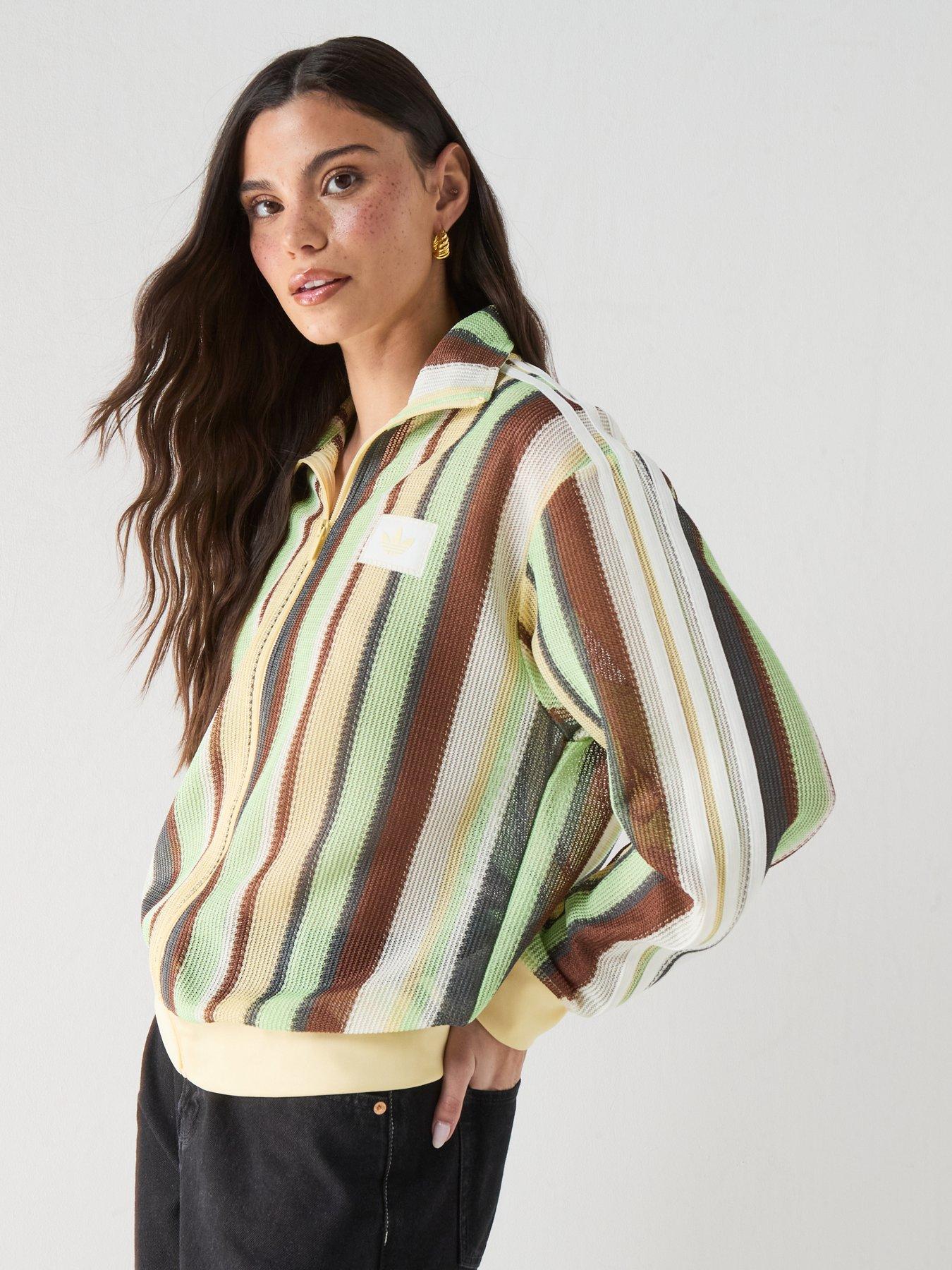 adidas Originals Women's Knit Fire Bird Track Top - Yellow | Very