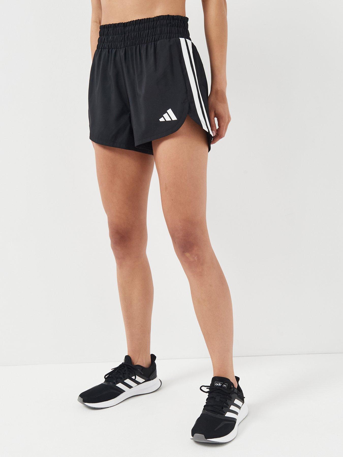 adidas Women's Training Pacer Shorts, Black/White, Size S, Women