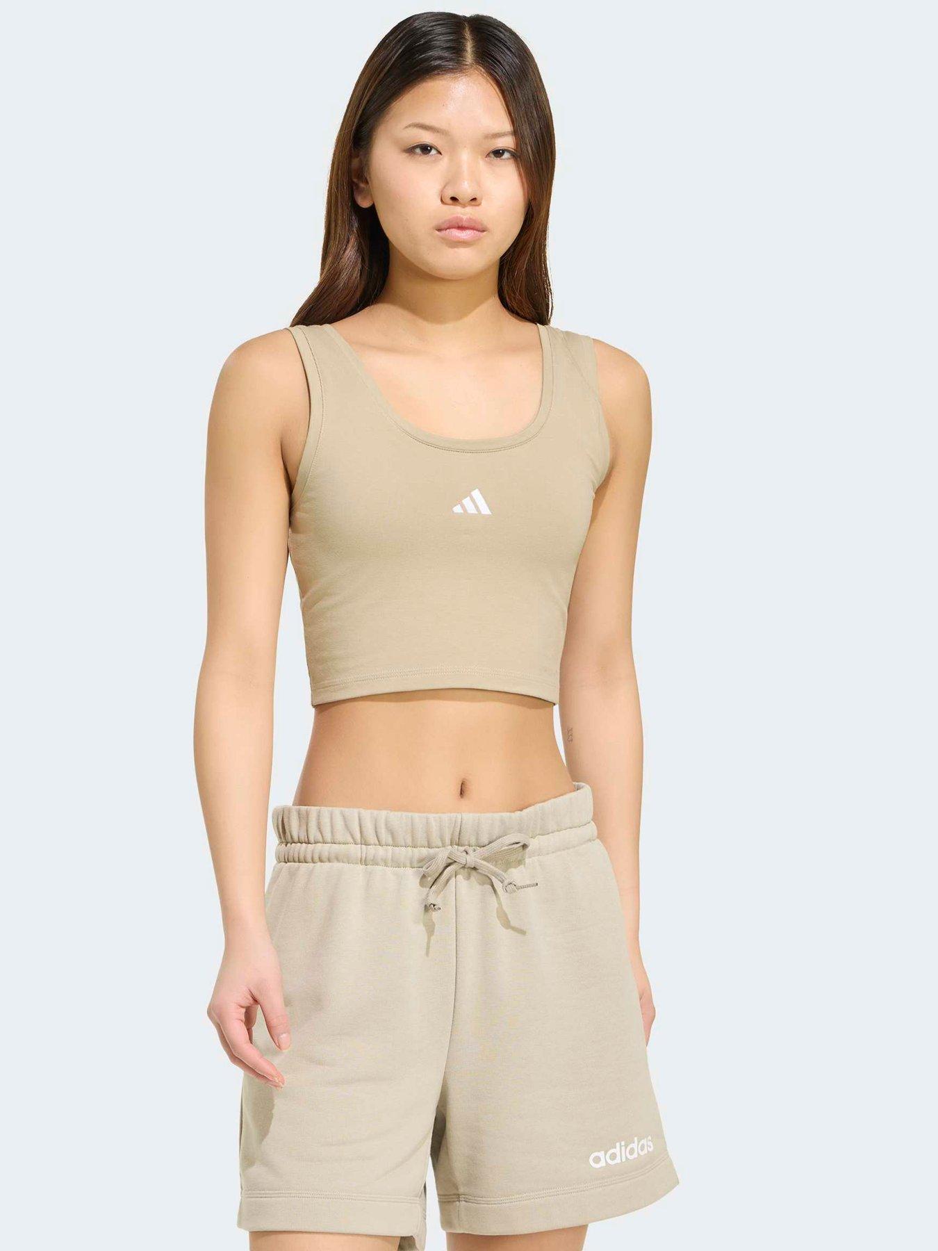 Adidas Sportswear Women'S Small Logo Tank - Khaki