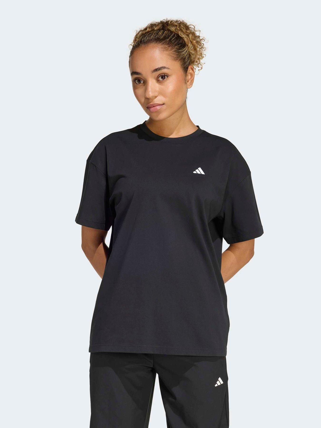 adidas Women's Training Power Essentials T-Shirt - Black