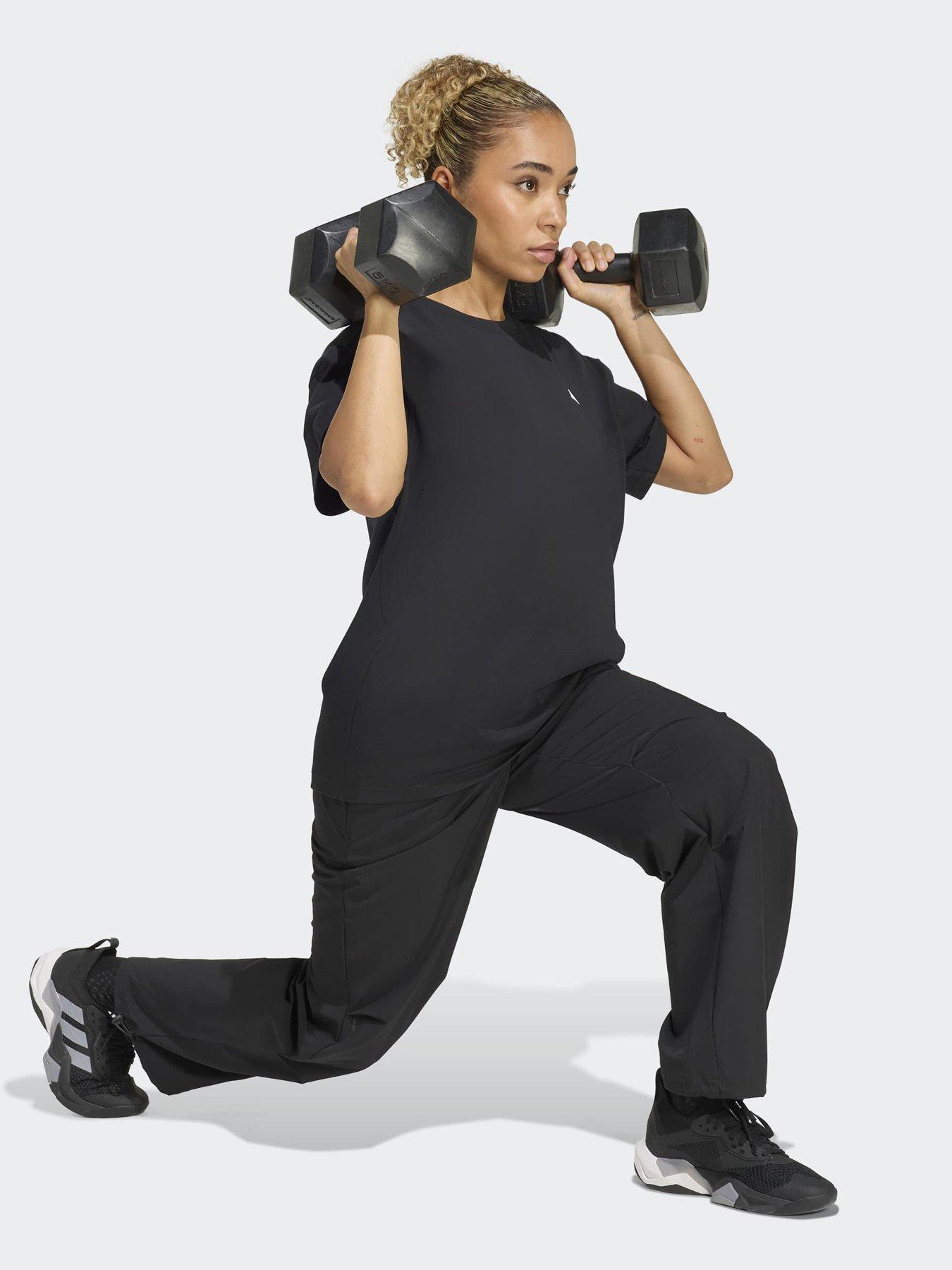 Image 3 of 5 of adidas Women's Training Power Essentials T-shirt - Black