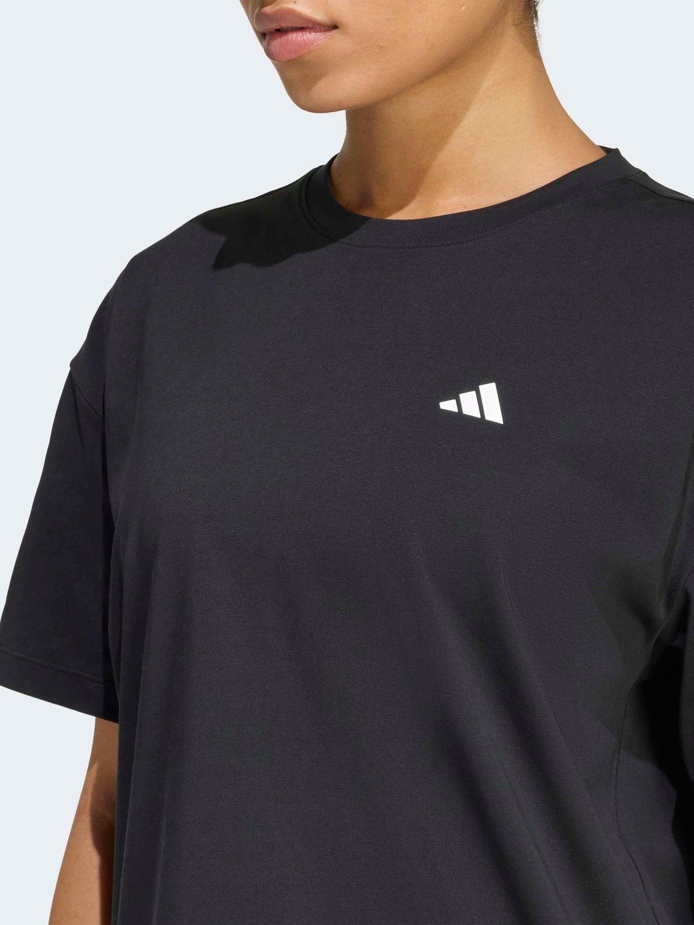 Image 4 of 5 of adidas Women's Training Power Essentials T-shirt - Black