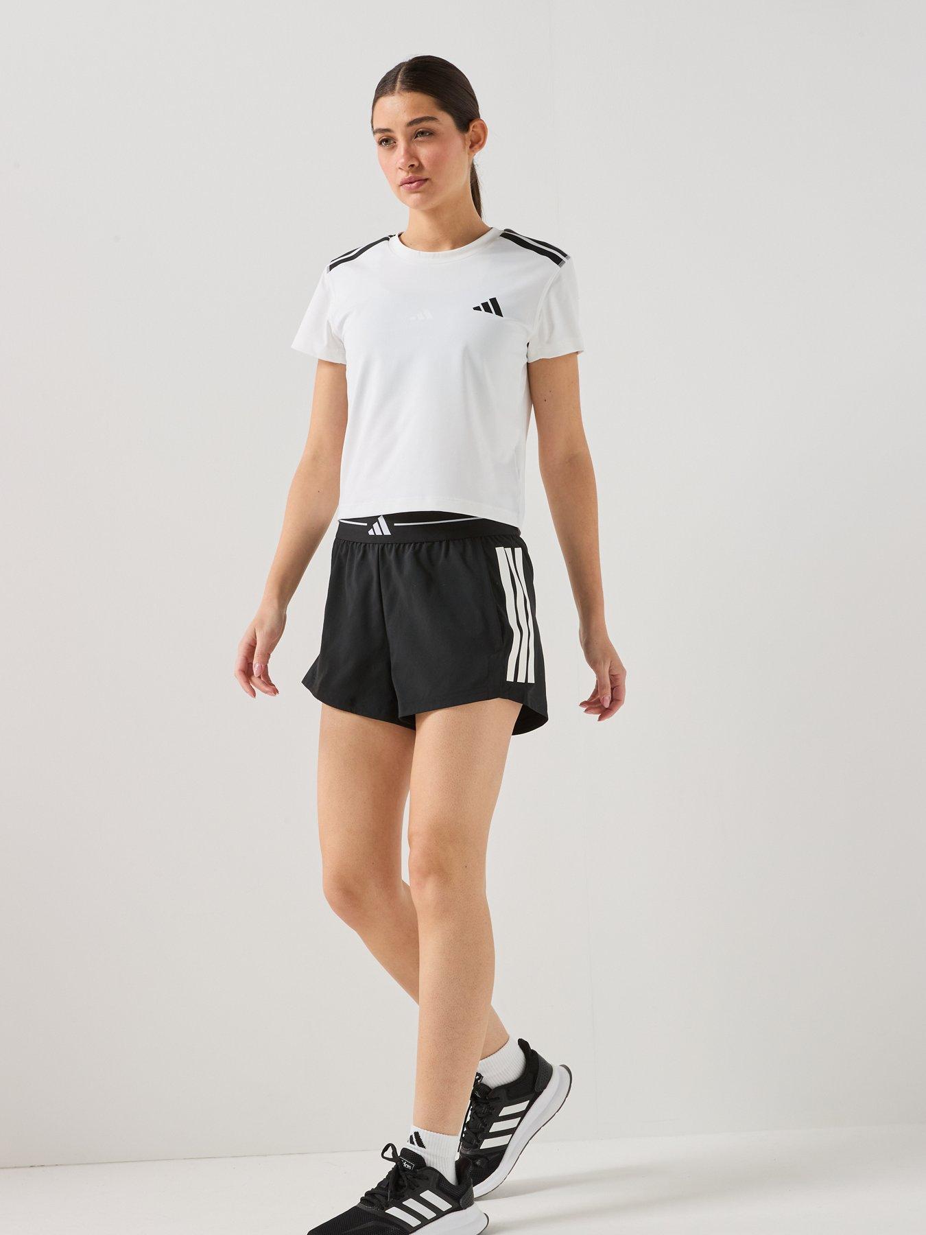 Image 3 of 6 of adidas Women's Training Hyperglam T-Shirt - White