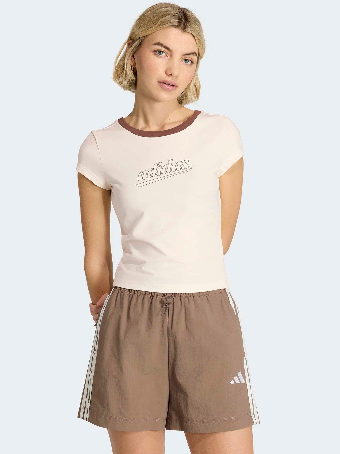 adidas Sportswear Women's Colour Icon Baby Tee - Blue