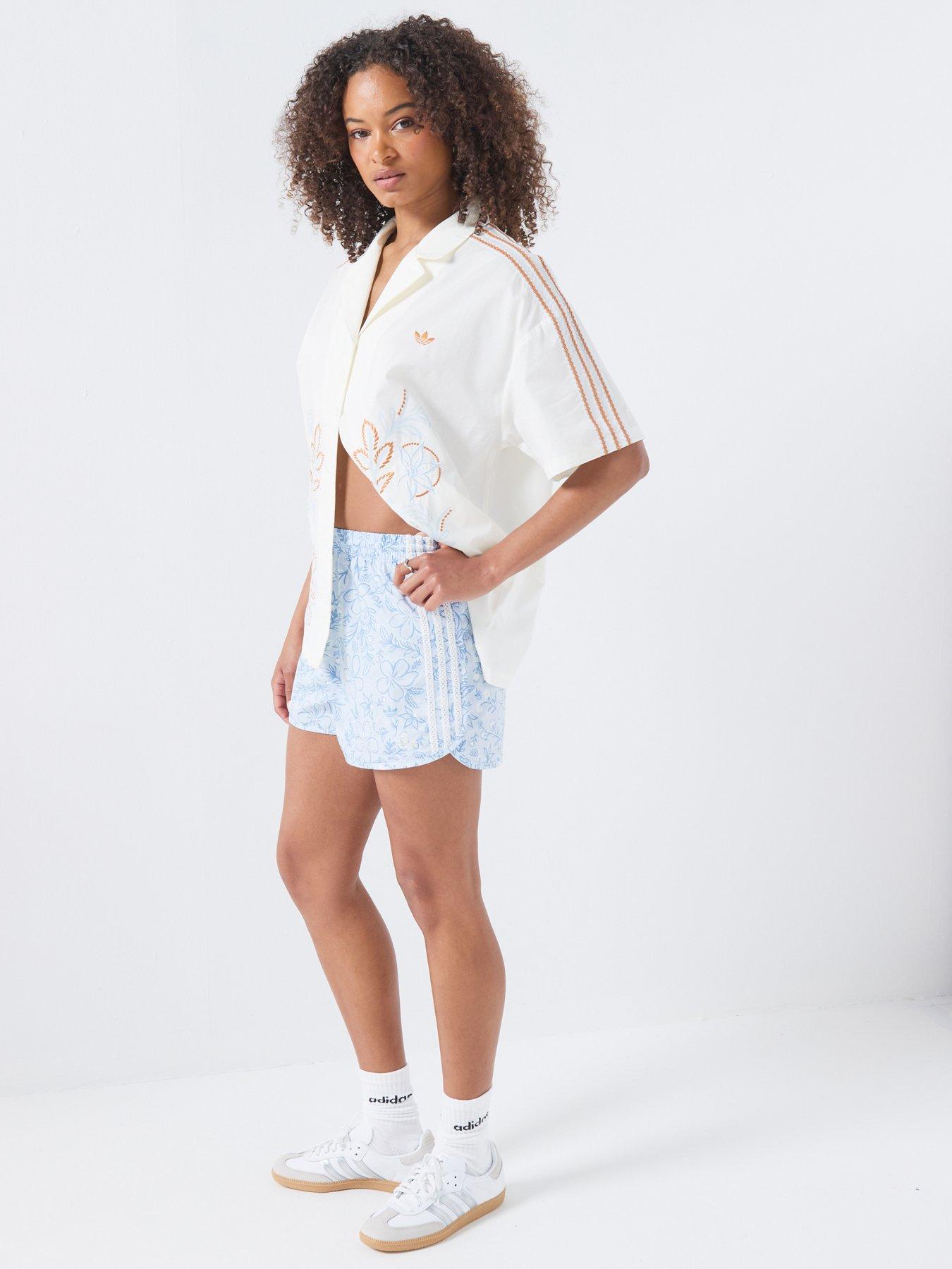 Image 3 of 5 of adidas Originals Women's Aop Shorts - Blue