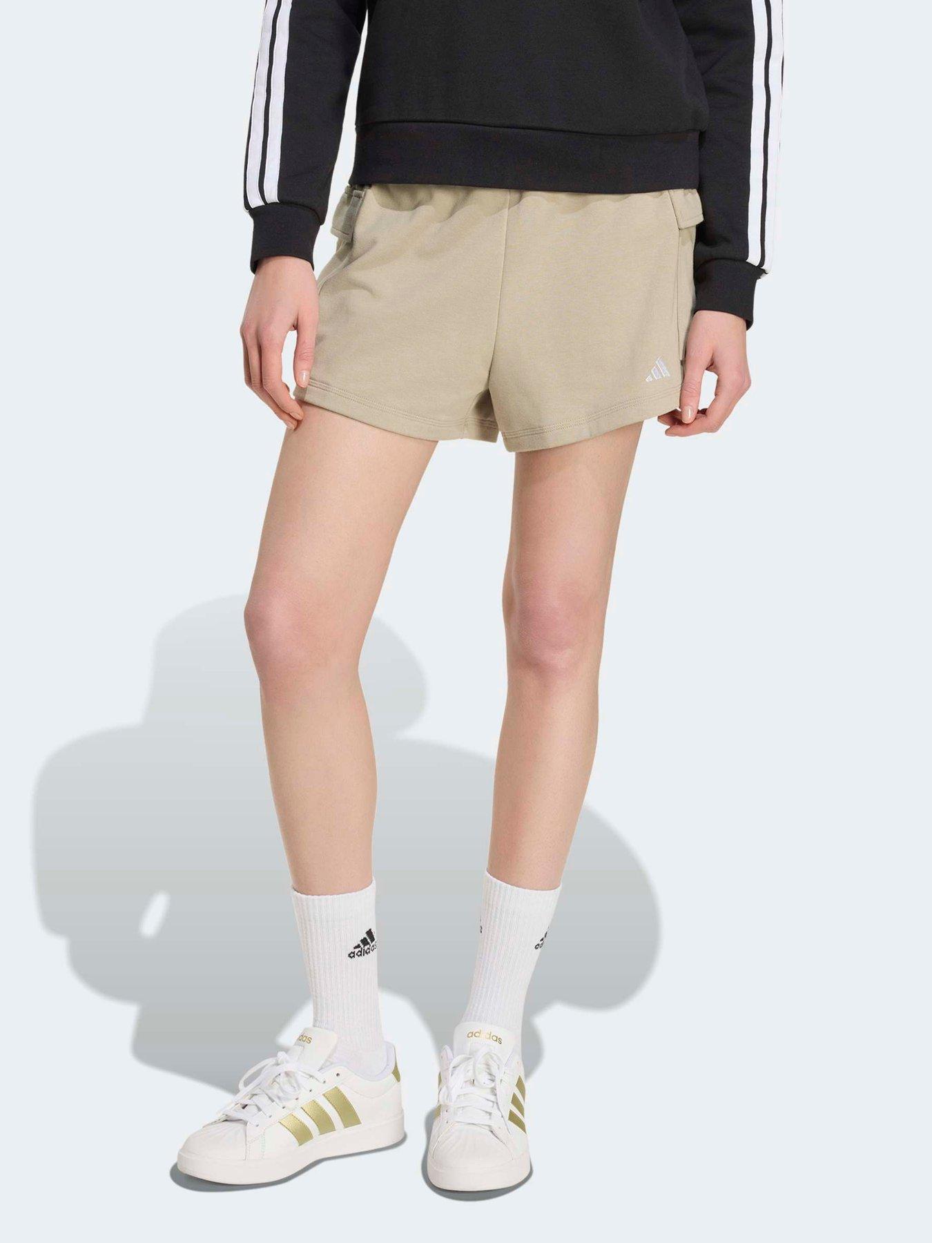 adidas Sportswear Women's Cargo Shorts, Woca/White, Size Xl, Women