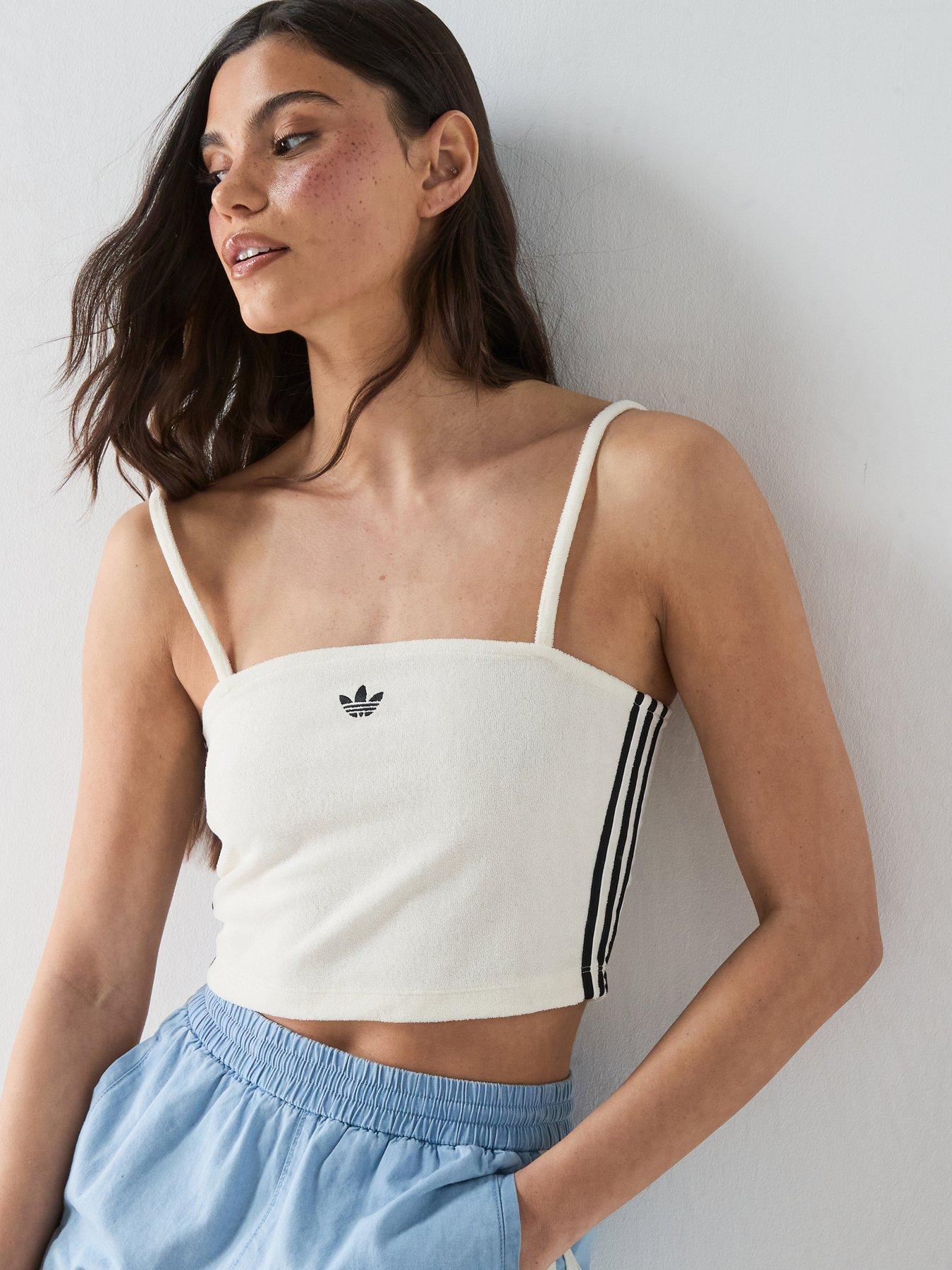 adidas Originals Women's Terry Towel Tank Top - White | Very
